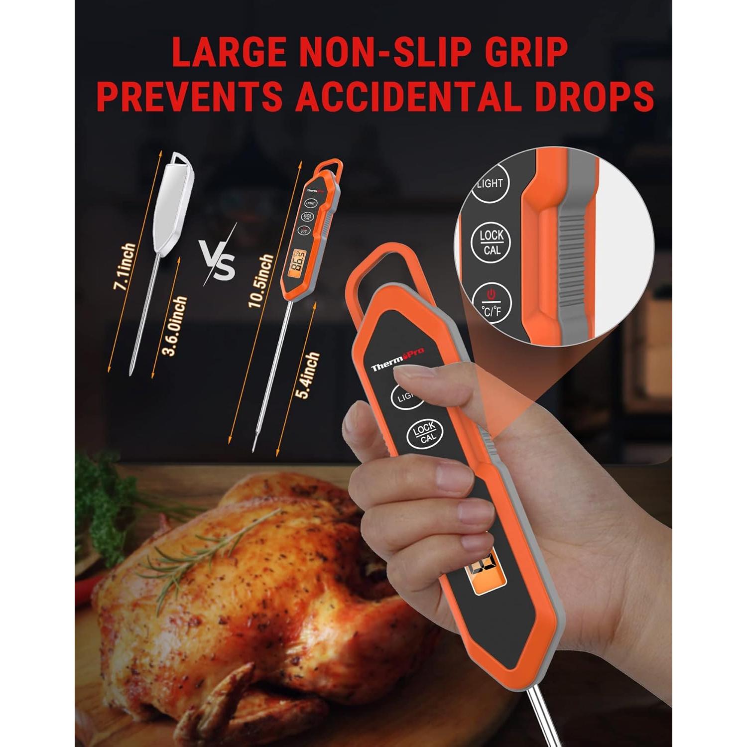 Termómetro de cocina digital ThermoPro TP15H impermeable