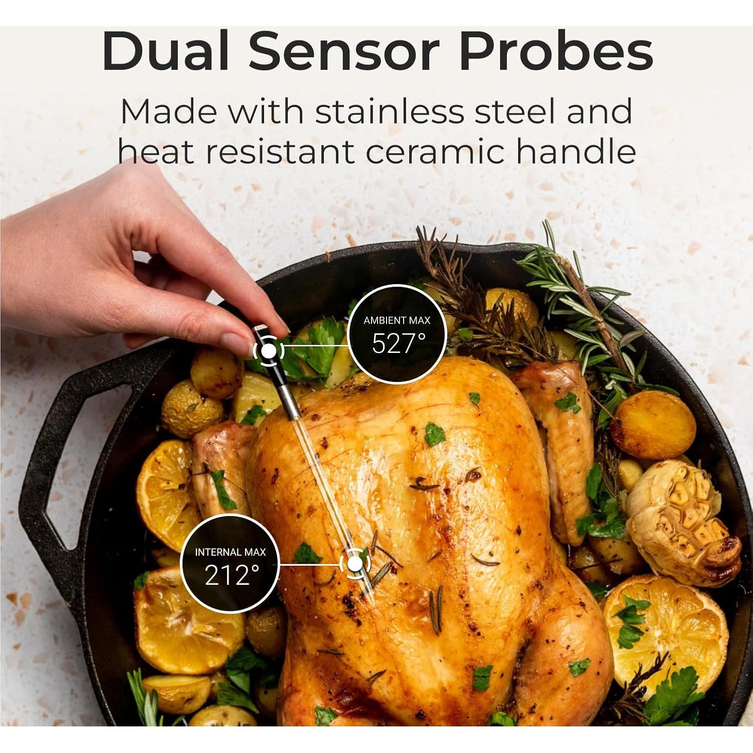 Termómetro de carne MEATER SE Bluetooth con sonda inalámbrica