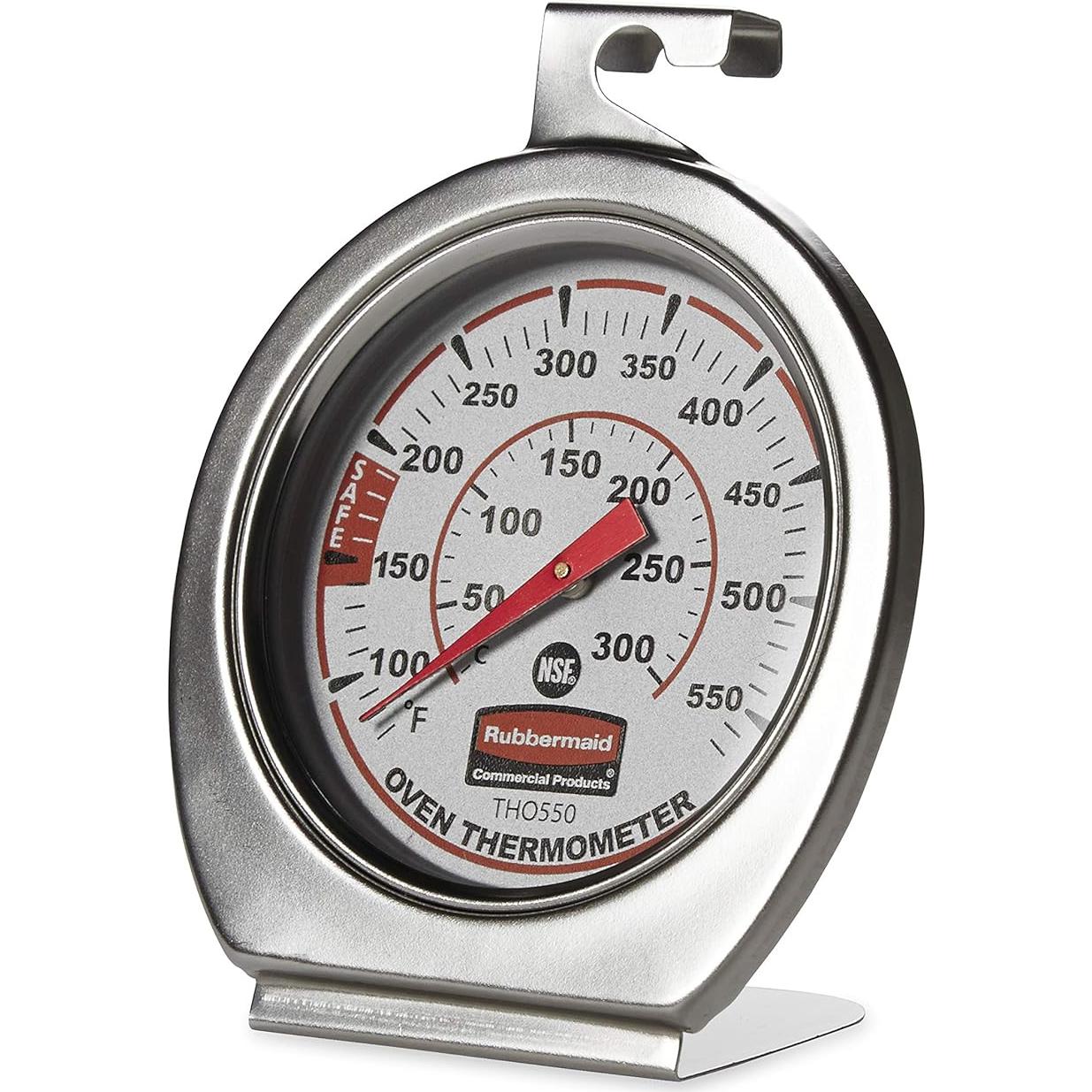 Termómetro de Acero Inoxidable Rubbermaid 60-300°C para Horno