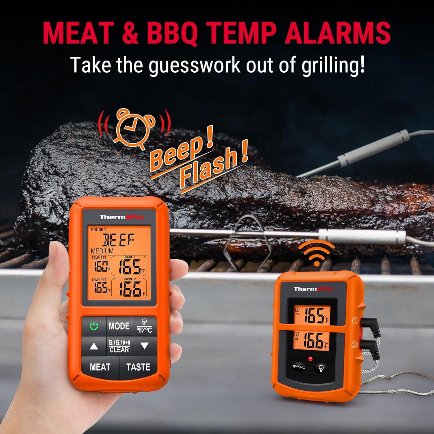Termómetro de carne inalámbrico ThermoPro TP20 500FT