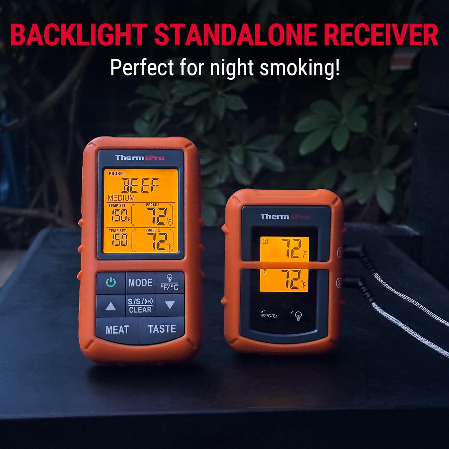 Termómetro de carne inalámbrico ThermoPro TP20 500FT