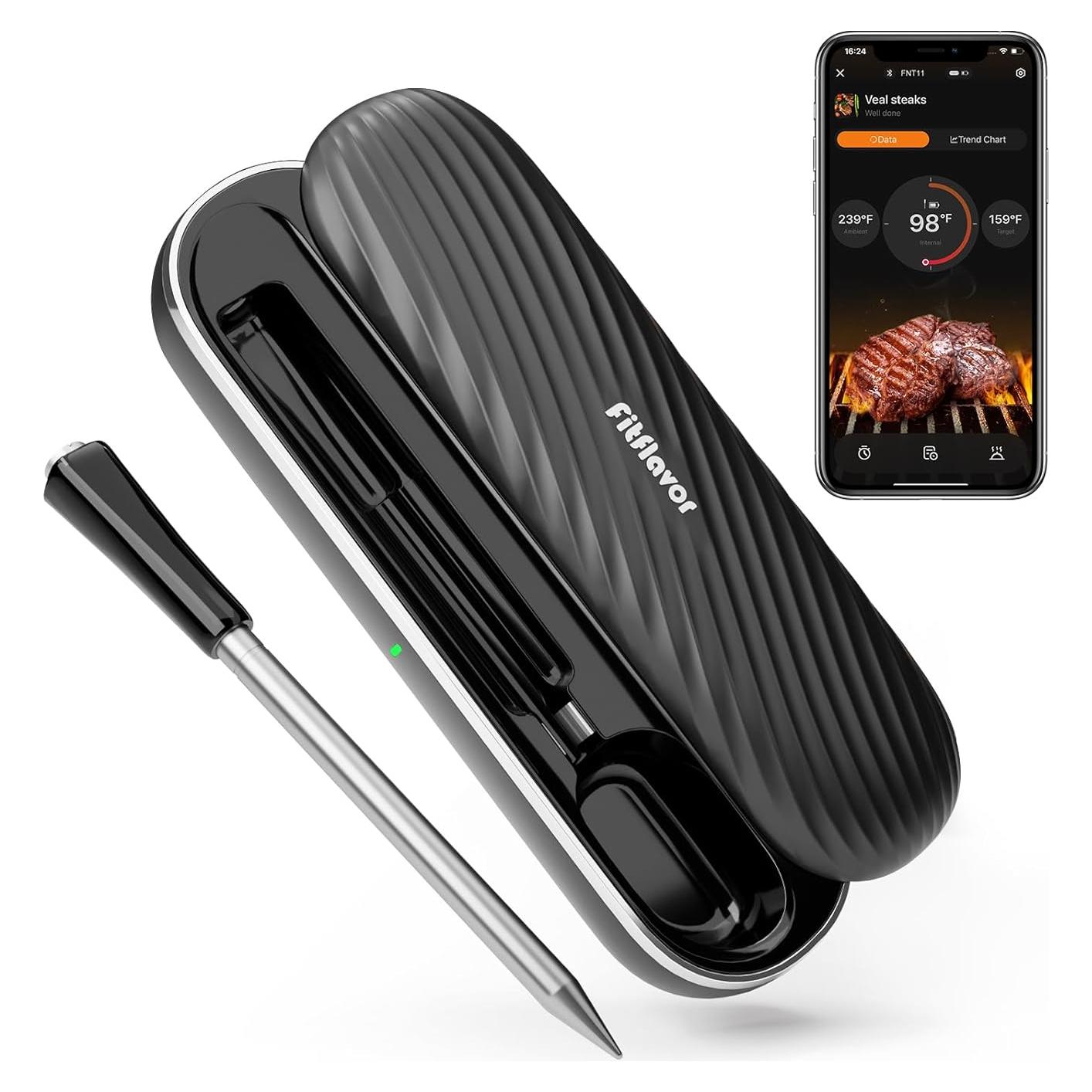 Termómetro de carne Bluetooth Fitflavor FNT11-1 IP67 152m