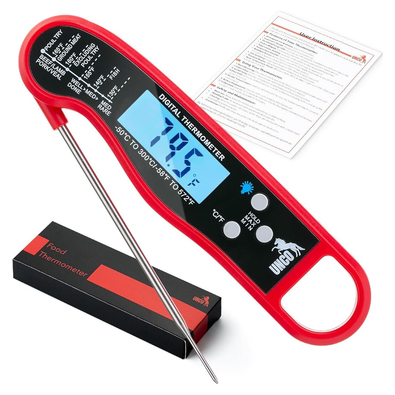 Termómetro Digital de Carne UNCO - Lectura Rápida y Precisa