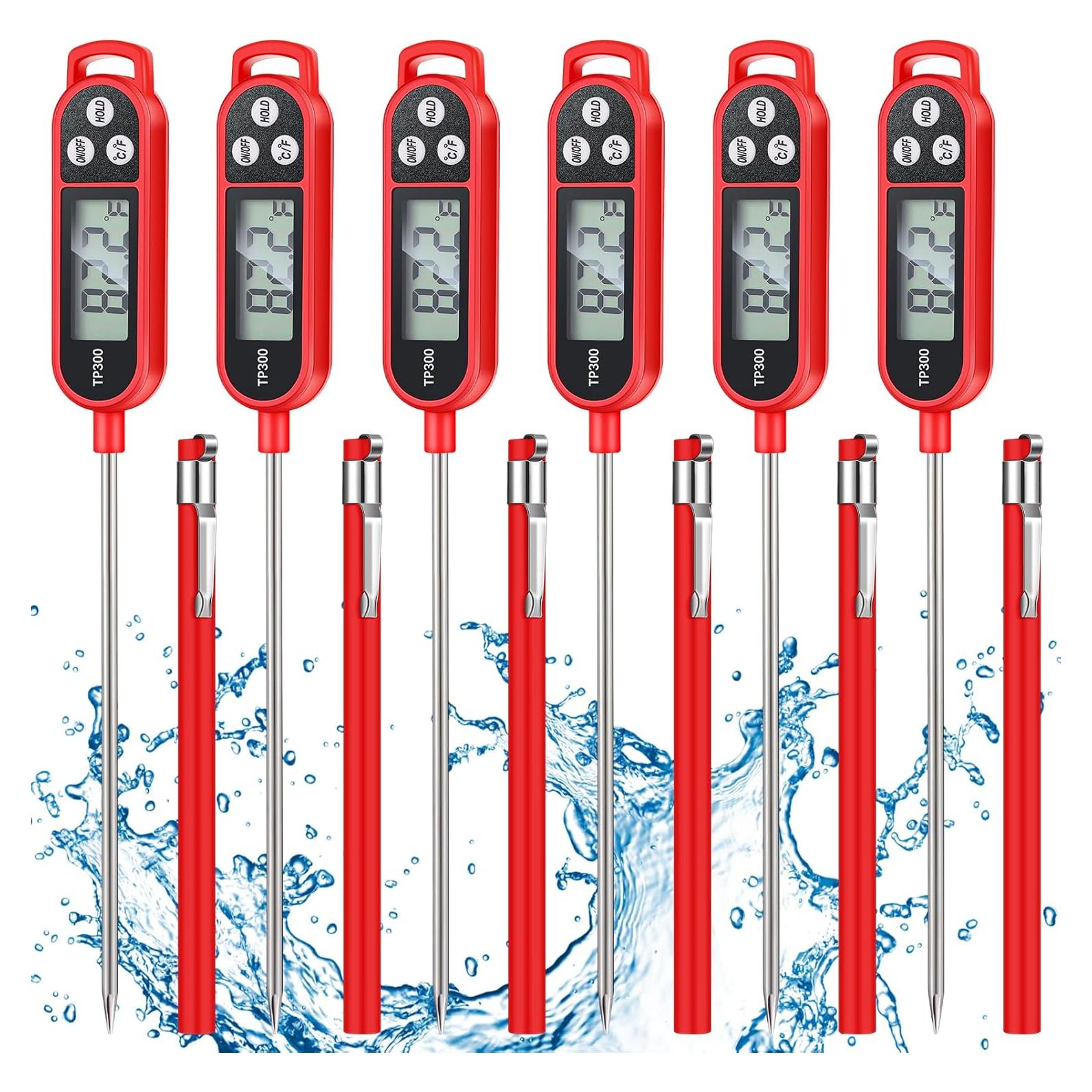 Termómetro Digital de Cocina Copkim TP300 Rojo 24.5 cm