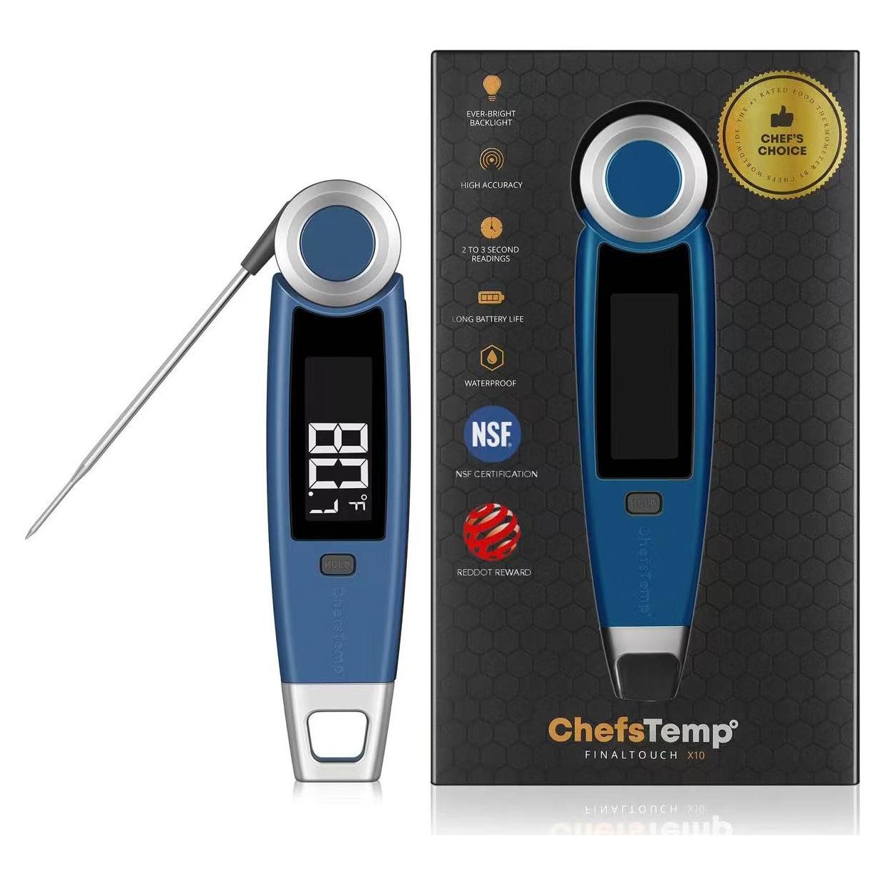 Termómetro Digital de Carne ChefsTemp X10 Impermeable