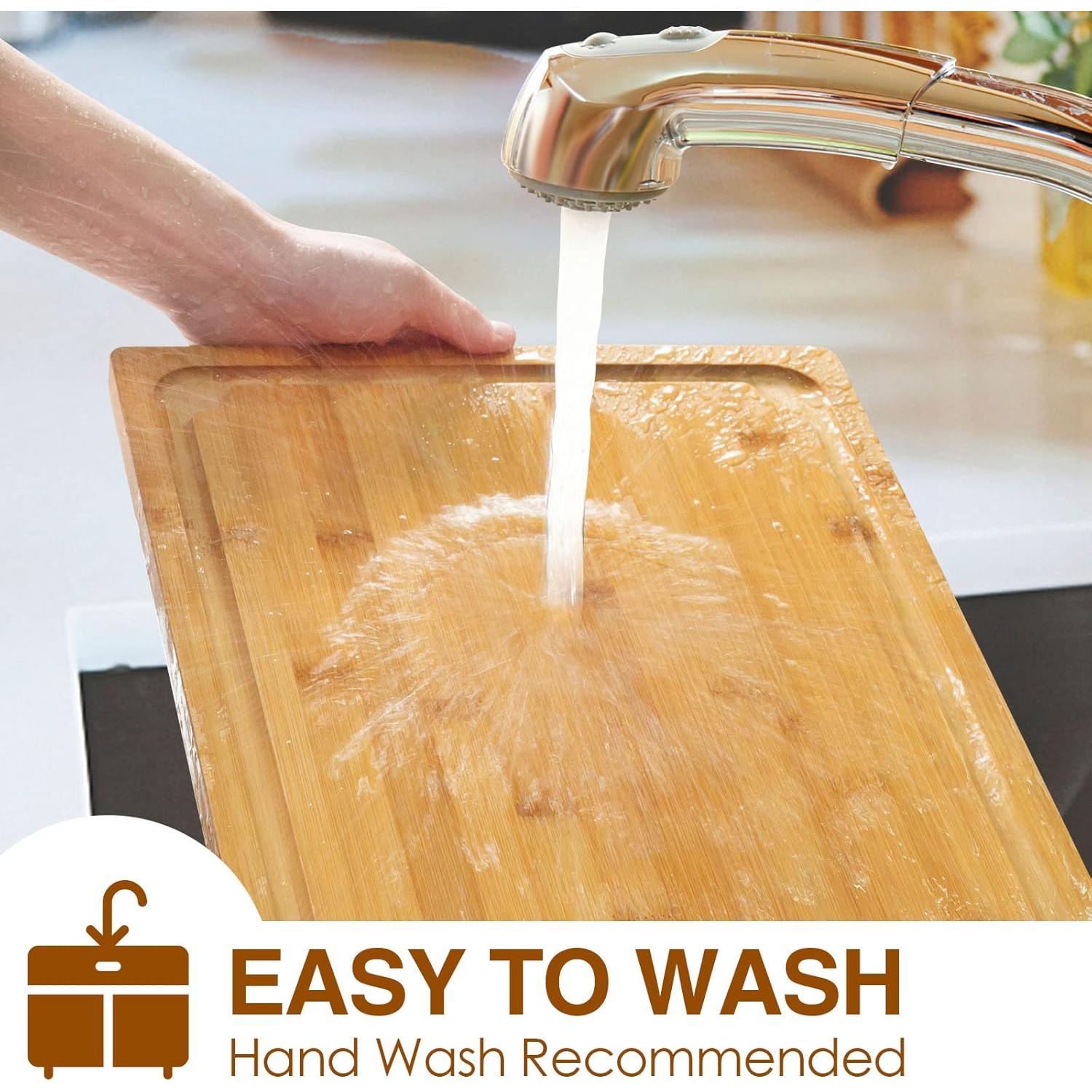 Tabla de Cortar Extra Grande Empune 44,7 cm Bambú con Canal