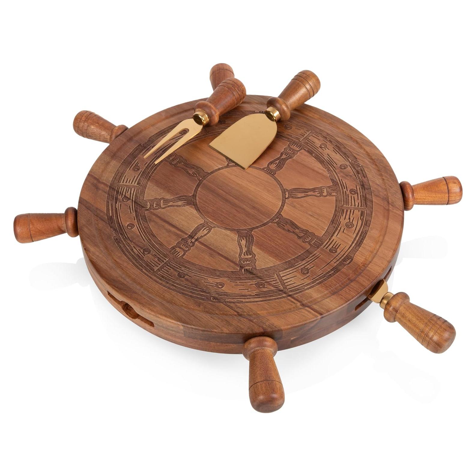 Tabla de Queso Giratoria PICNIC TIME Helmsman 30 cm Acacia