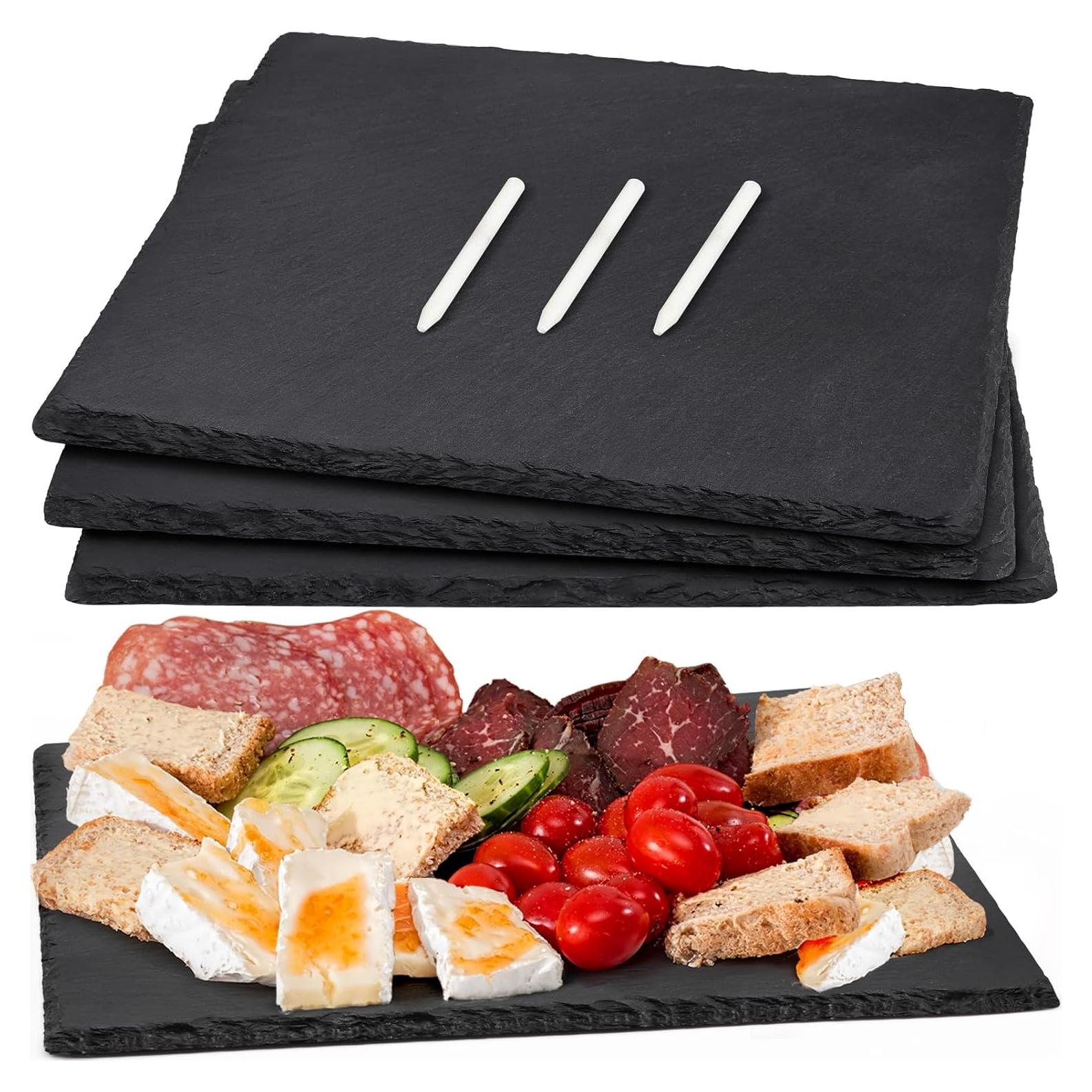 Tablas de Queso de Pizarra MAPRIAL 30x25 cm Paquete de 4