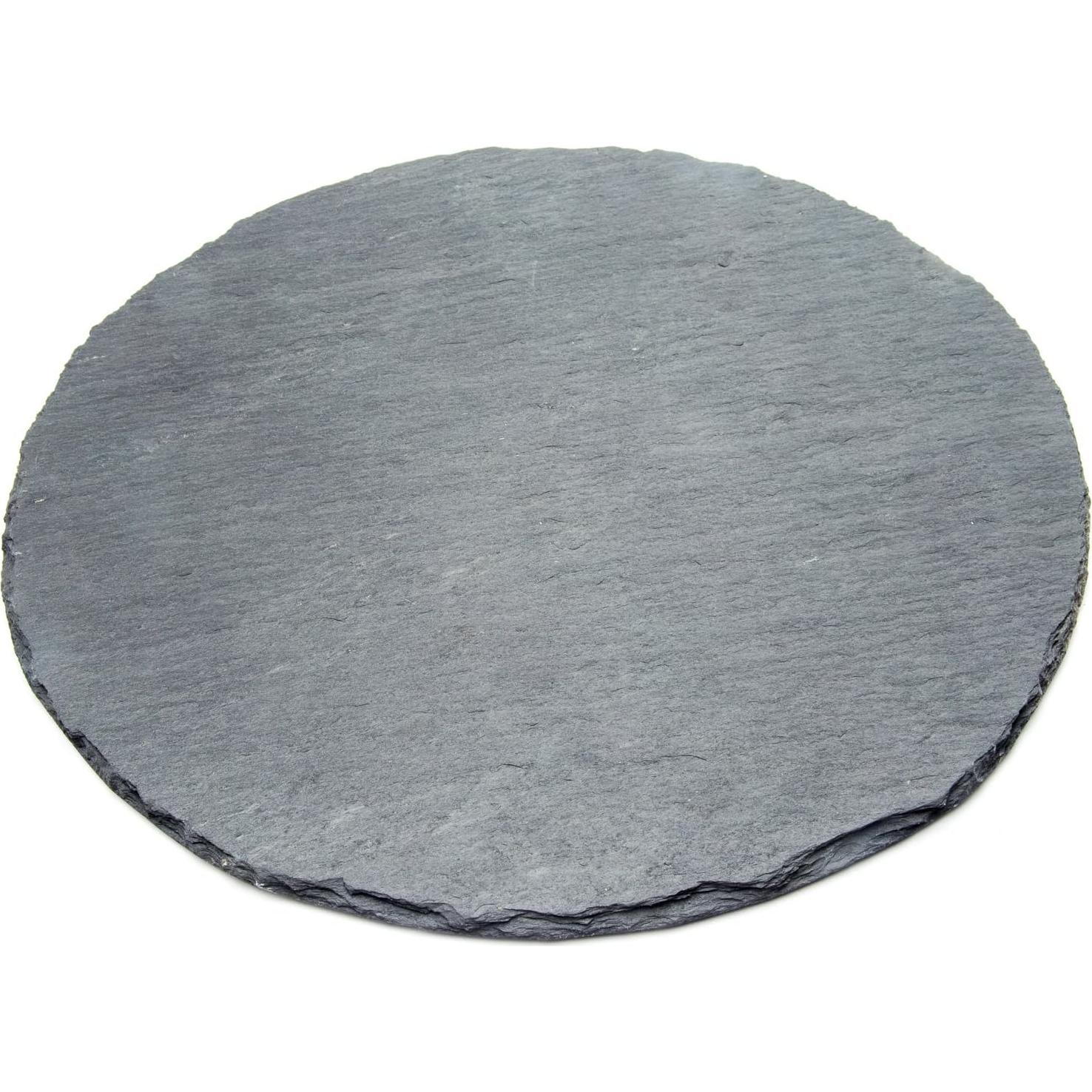 Tabla de Queso de Pizarra Redonda Fox Run 30,48 cm Gris