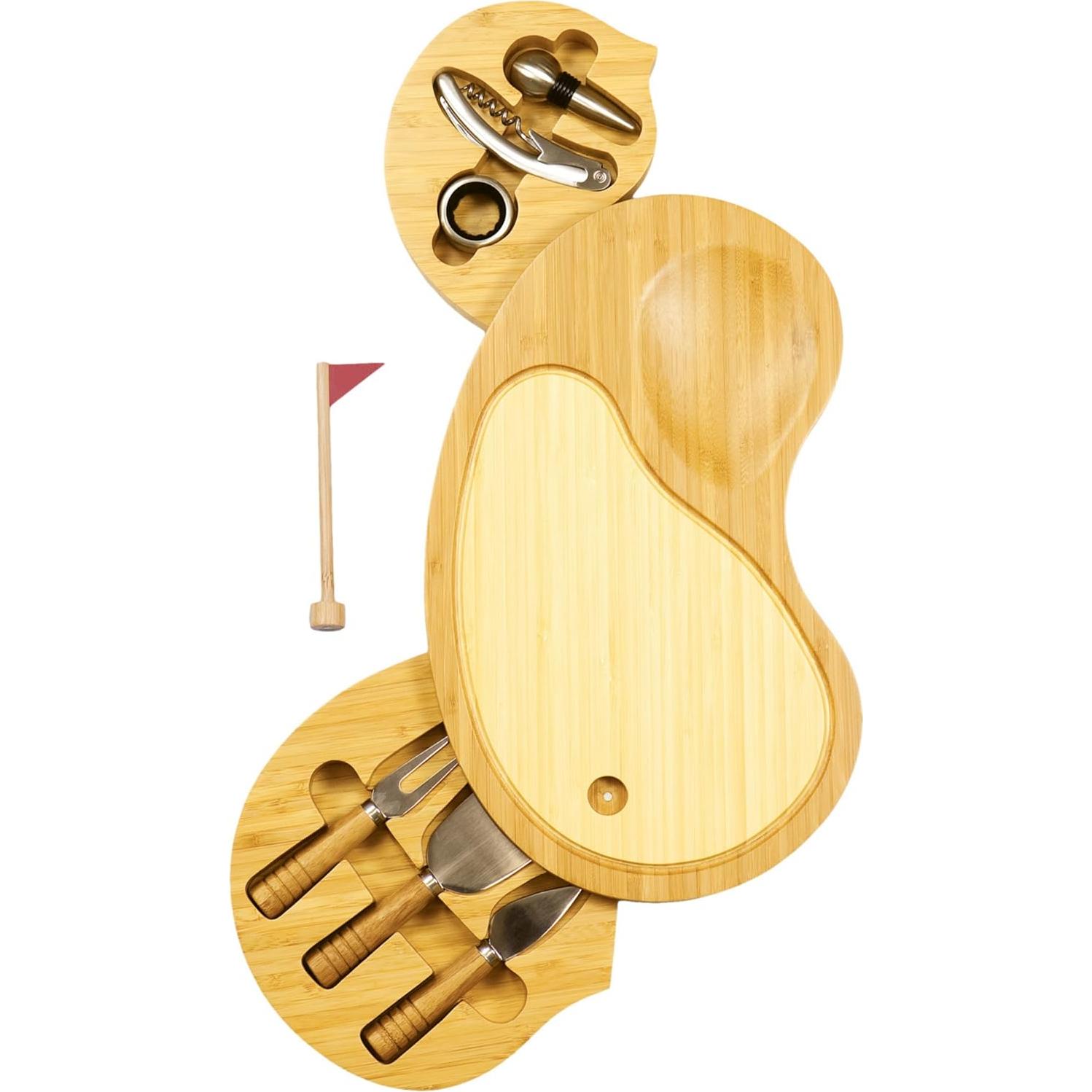 Conjunto de Tabla de Quesos Toscana Picnic Time 37x22cm