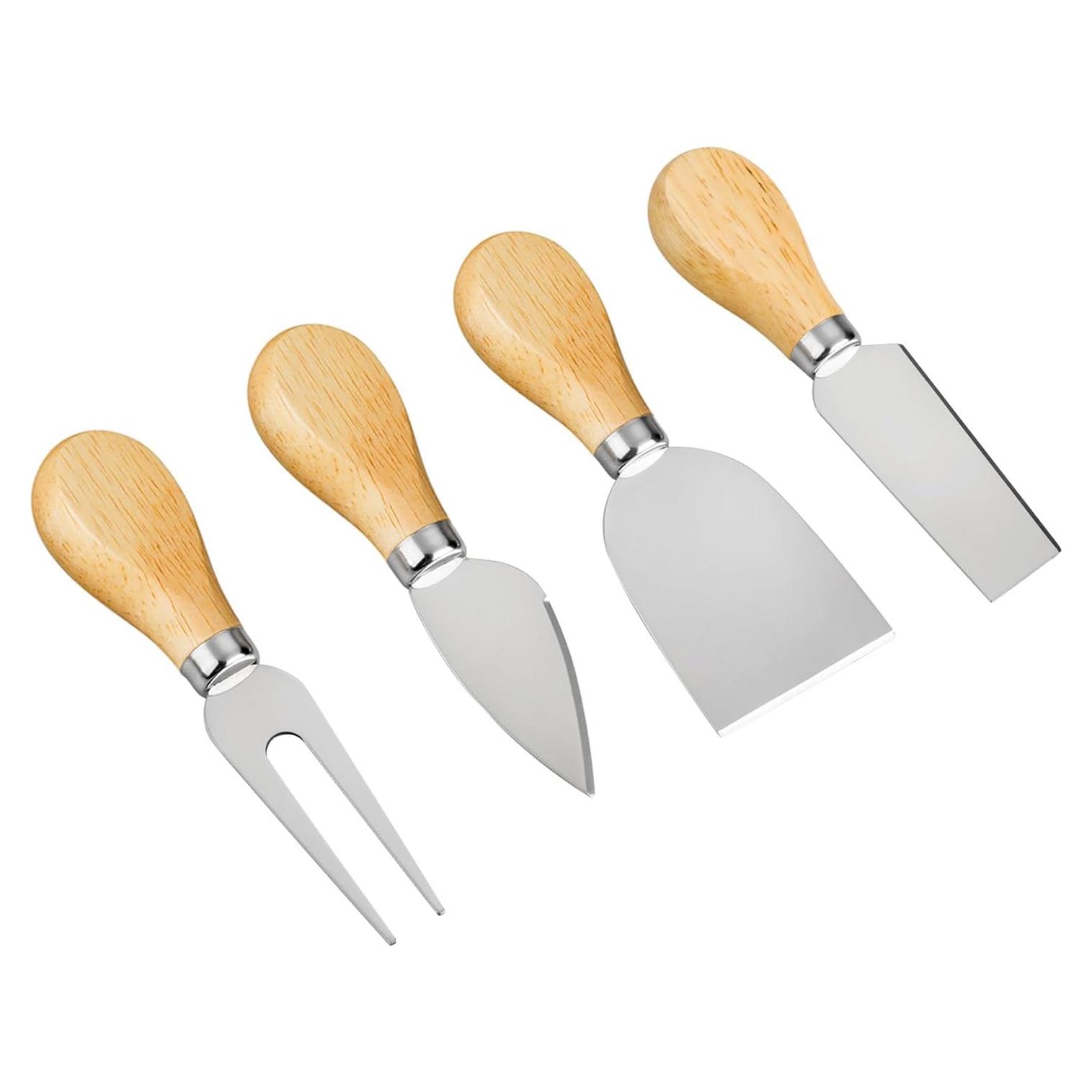 Juego de 4 Cuchillos para Queso YXChome - Acero Inoxidable