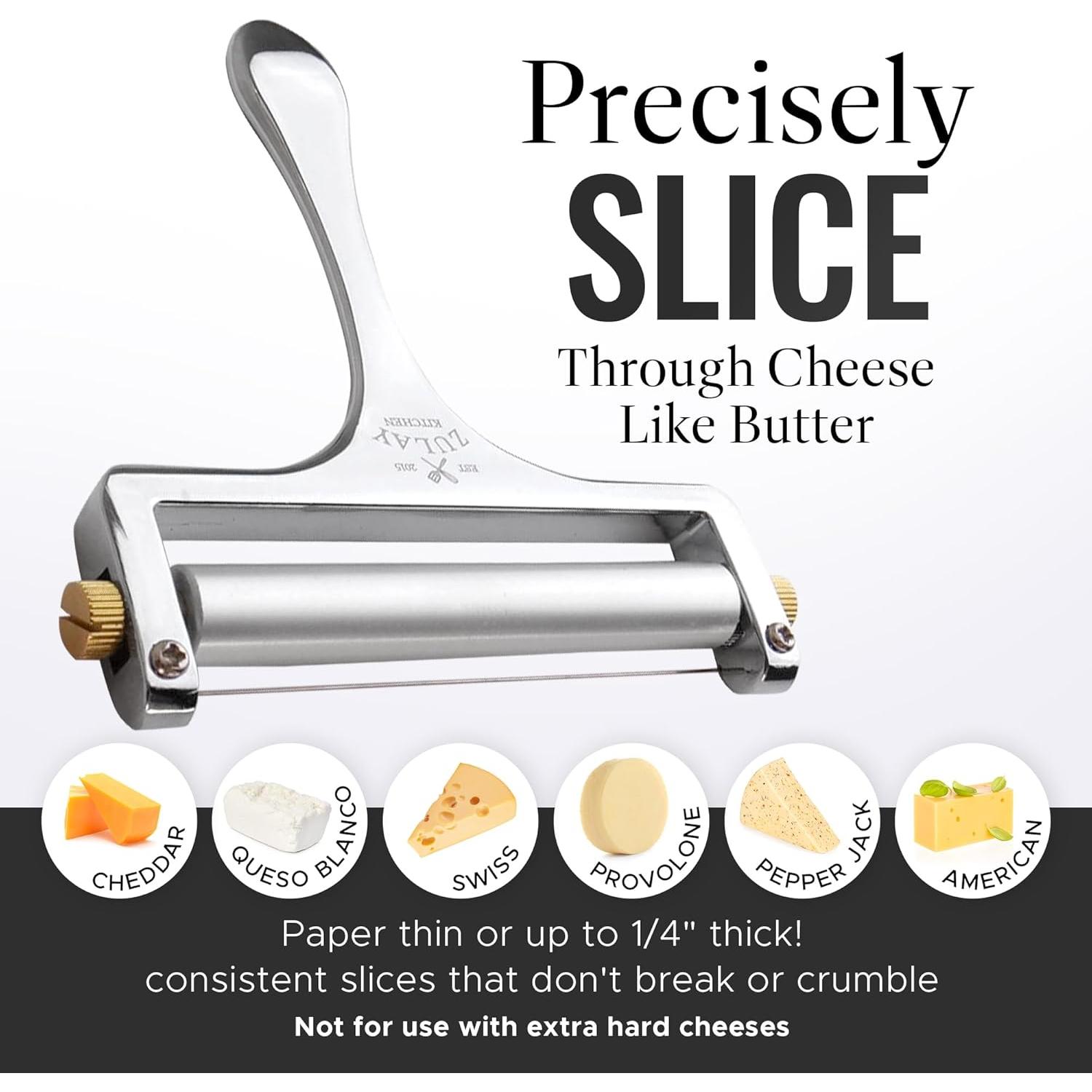 Cortador de Queso Zulay Kitchen Acero Inoxidable Ajustable