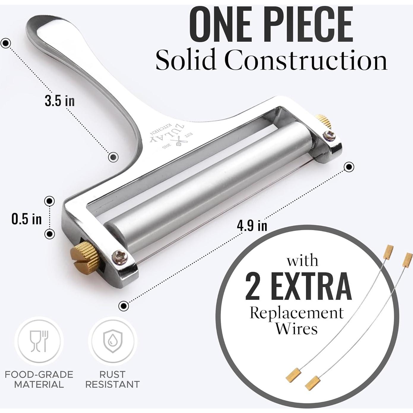 Cortador de Queso Zulay Kitchen Acero Inoxidable Ajustable