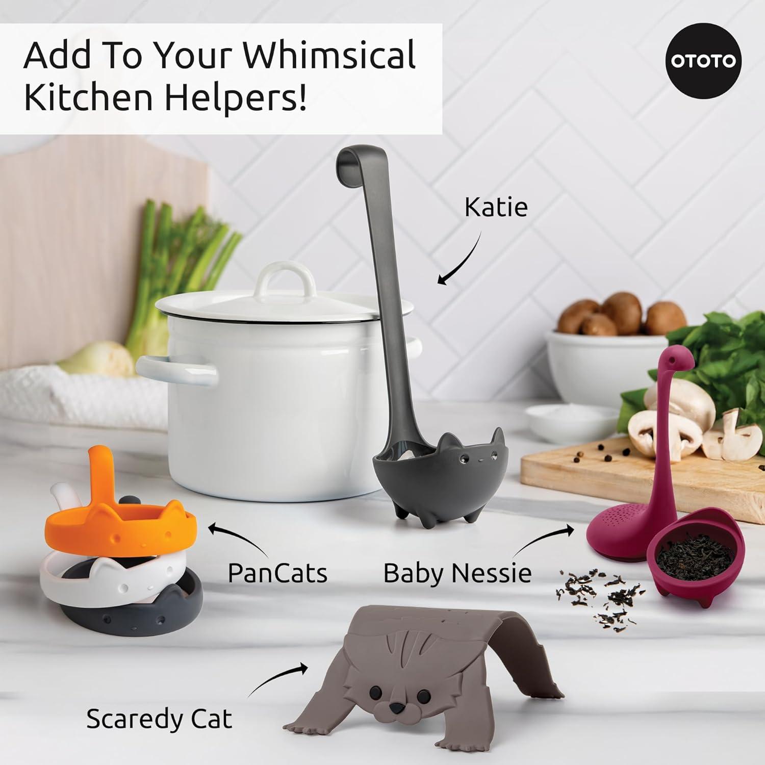 OTOTO PanCats Juego de Anillos para Huevos Antiadherente