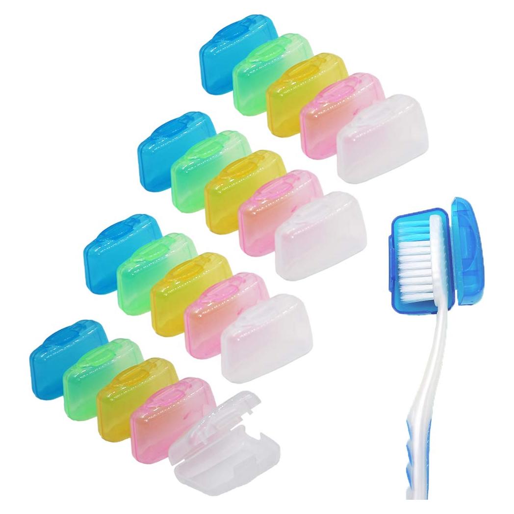 V-TOP 20 Cubiertas de Cabeza de Cepillo de Dientes Viaje