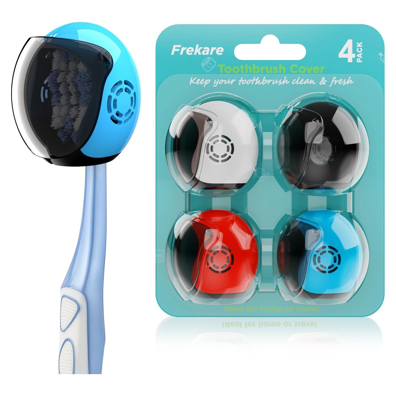 Cubiertas de Cepillo de Dientes Frekare Casco 4 Colores