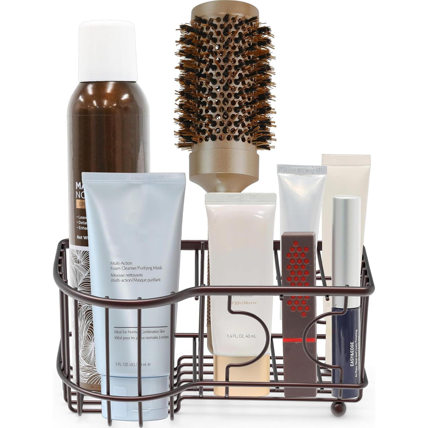 Soporte para Cepillos de Dientes Simple Houseware Bronce 6 Compartimentos