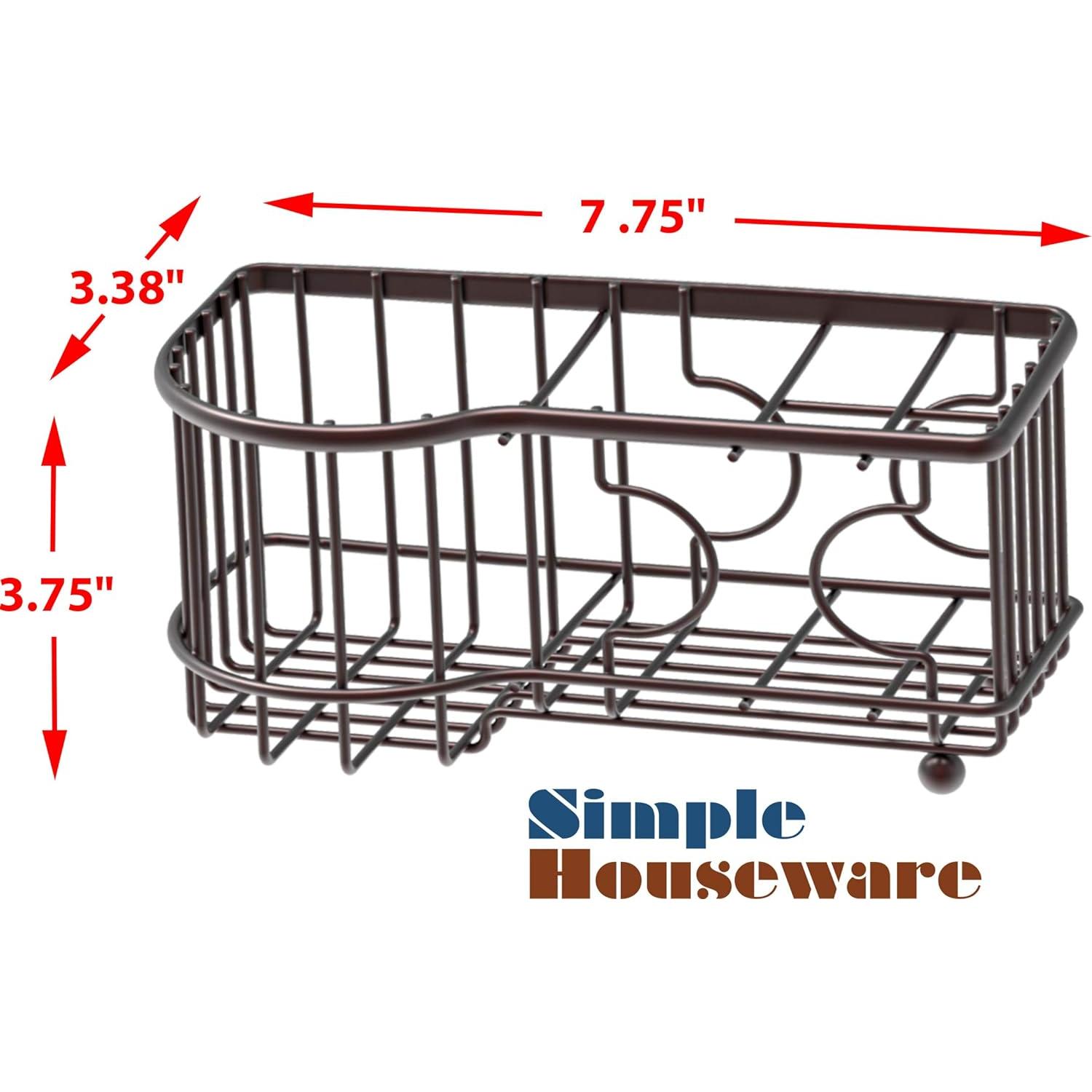 Soporte para Cepillos de Dientes Simple Houseware Bronce 6 Compartimentos