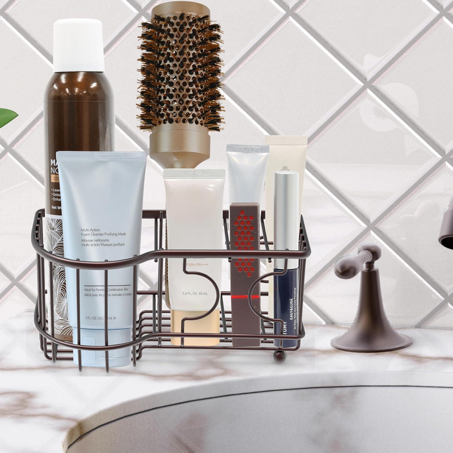 Soporte para Cepillos de Dientes Simple Houseware Bronce 6 Compartimentos