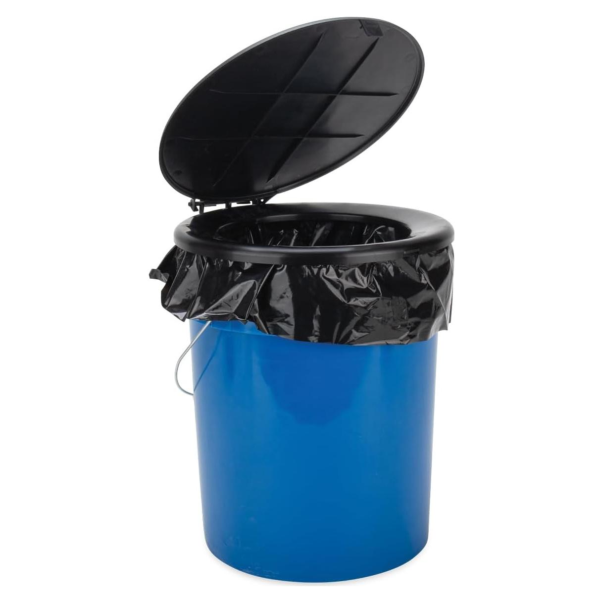 Cubeta de Baño Portátil Camco 18.93L con Asiento y Tapa