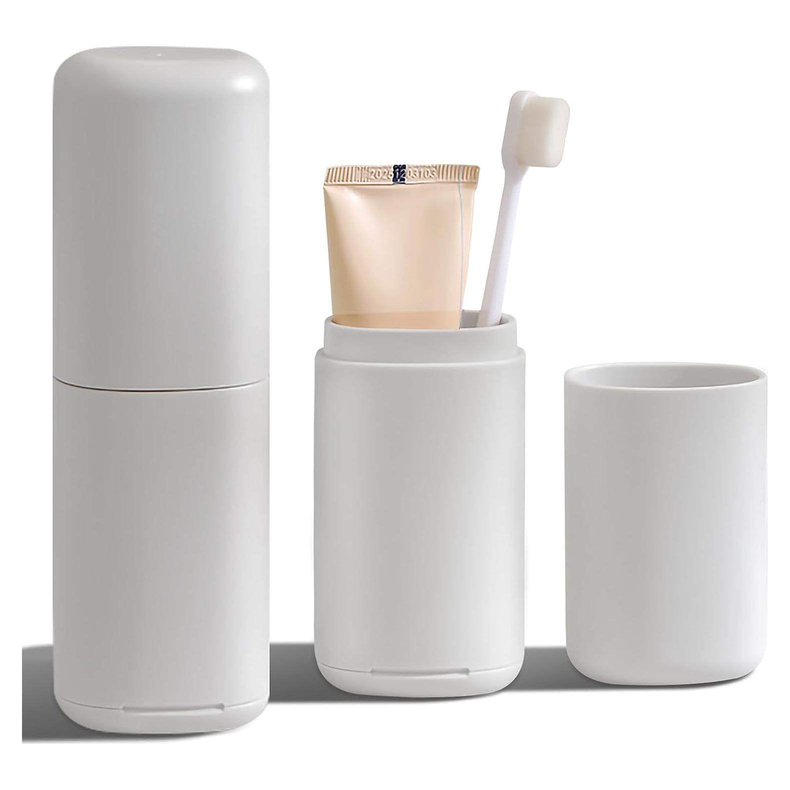 Estuche de cepillo de dientes AIDIMMING YSH-TRL gris 3 compartimentos