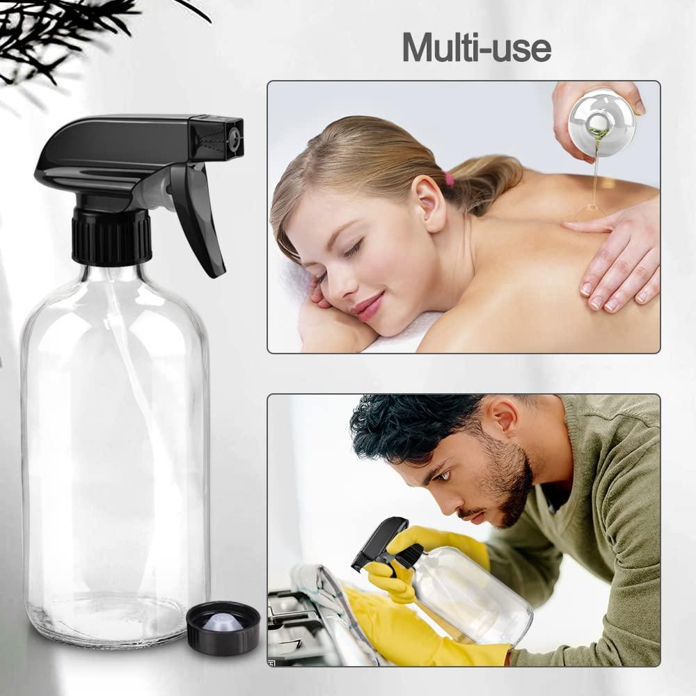 Botella de Spray de Vidrio 16oz Worldgsb con Boquilla Ajustable