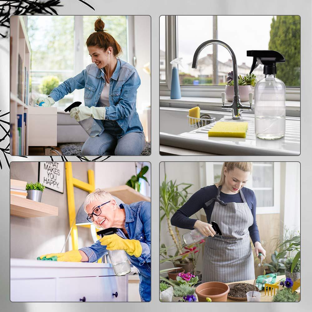 Botella de Spray de Vidrio 16oz Worldgsb con Boquilla Ajustable