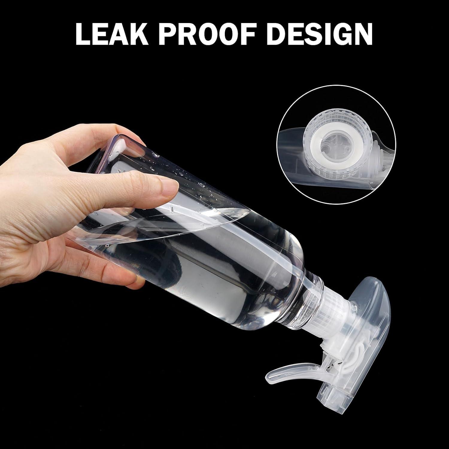 Botellas de Spray Plástico Hethyo 500ml 2 Piezas Transparente