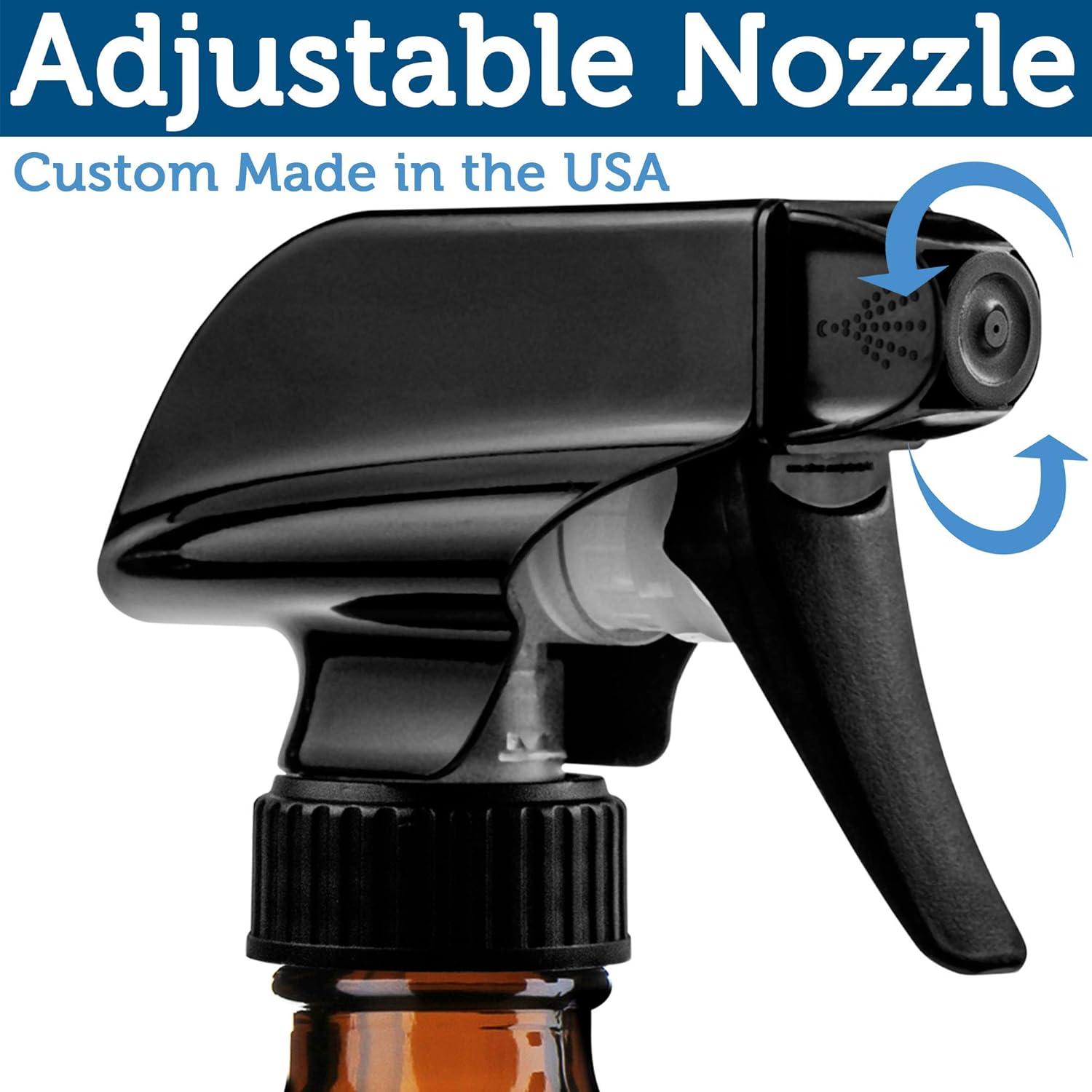 Botellas de Spray de Vidrio Ámbar 473 ml - Paquete de 2