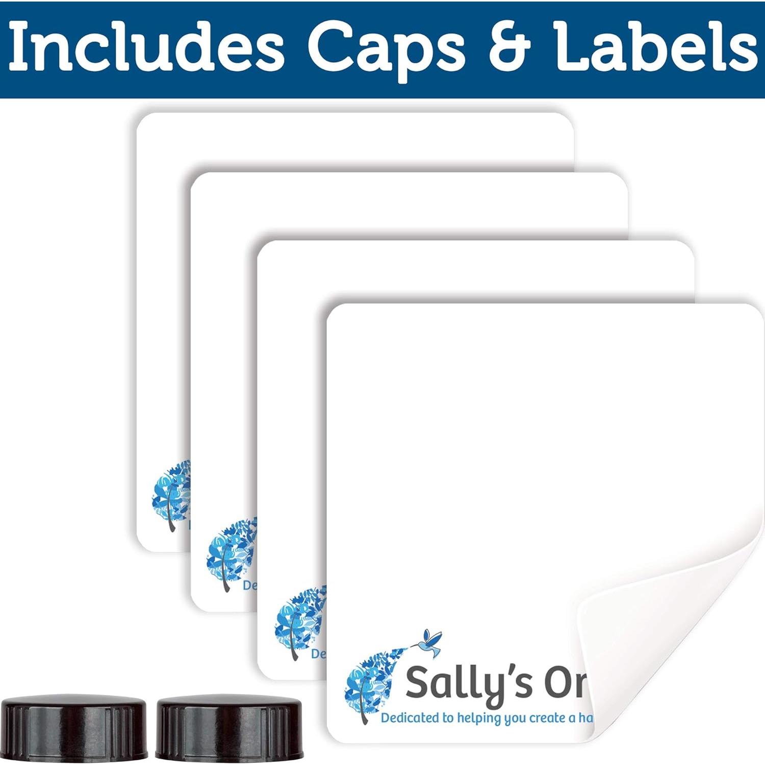 Botellas de Spray de Vidrio Ámbar 473 ml - Paquete de 2