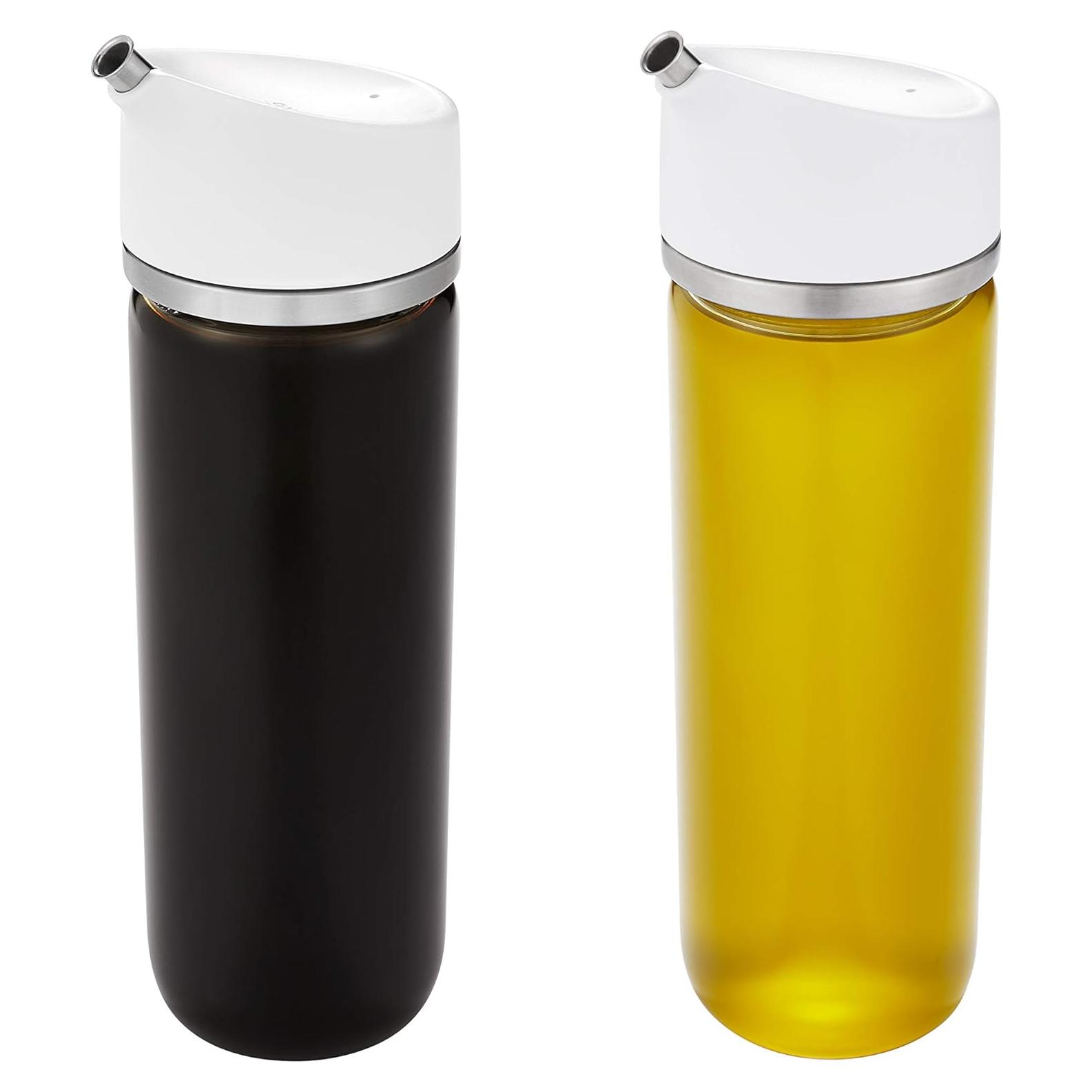 Conjunto dispensadores vidrio OXO Good Grips 2 piezas 355 mL