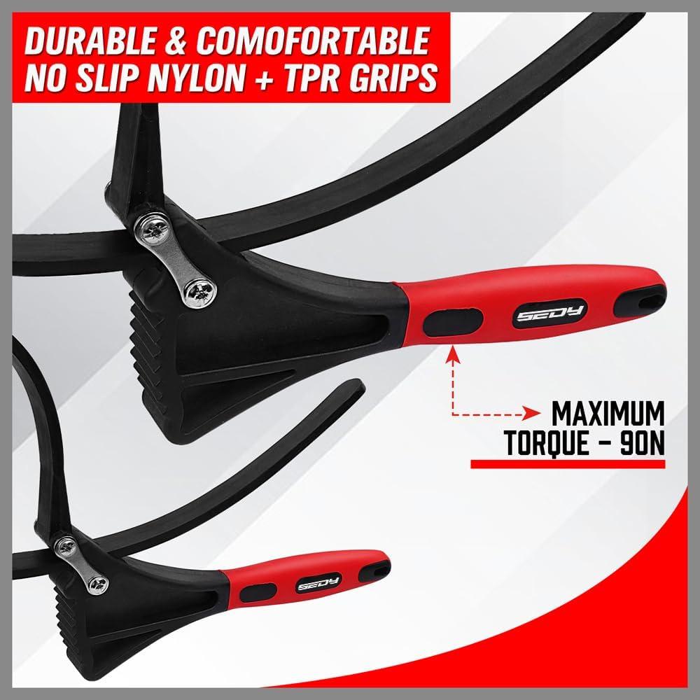 Juego de Llaves Ajustables SEDY 2 Piezas 10-16 cm Antideslizante