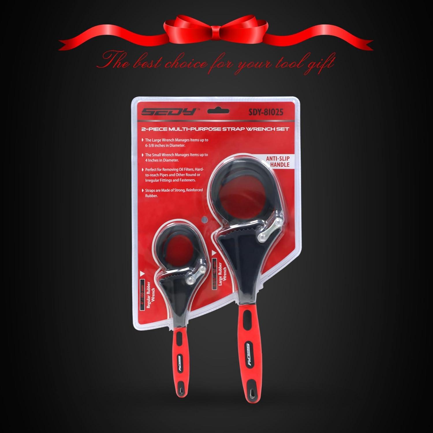 Juego de Llaves Ajustables SEDY 2 Piezas 10-16 cm Antideslizante