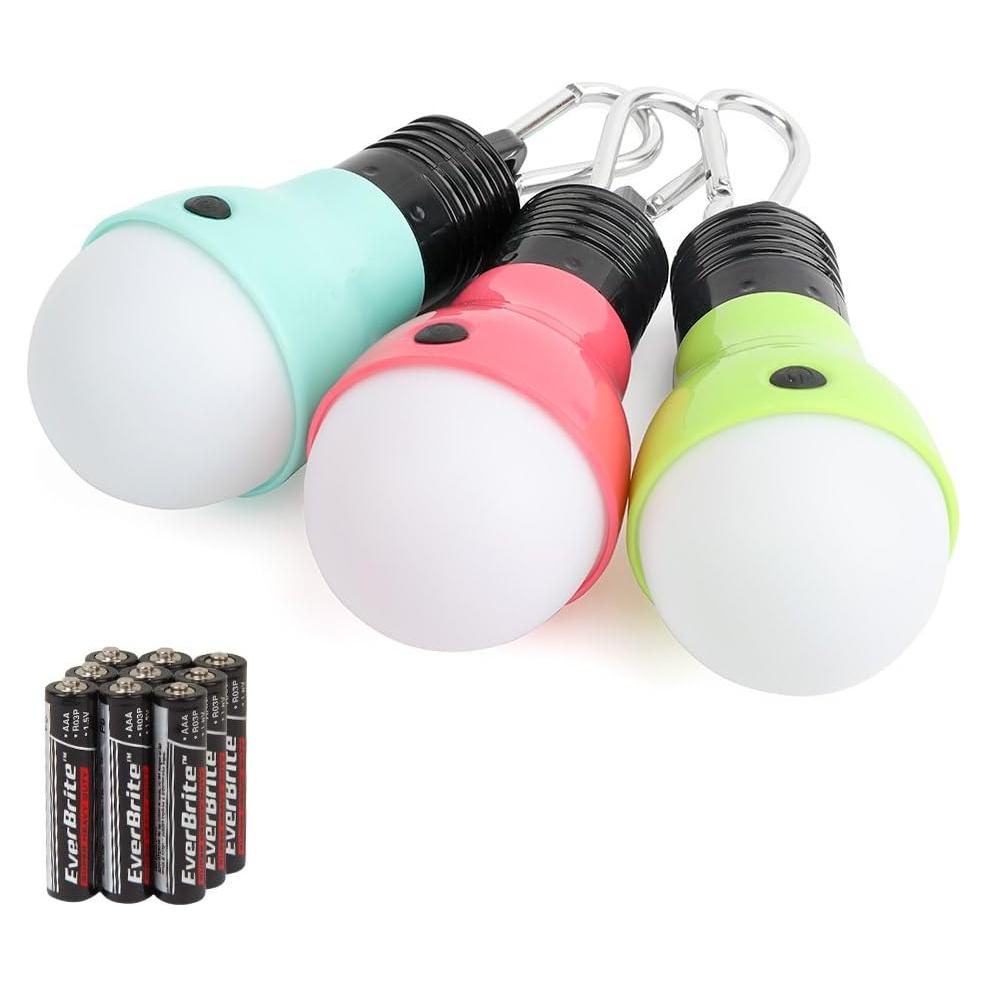 Paquete de 3 Luces de Camping LED EverBrite - 3 Modos