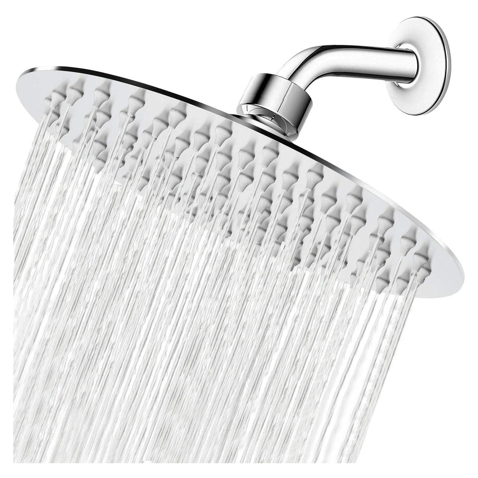 Cabezal de Ducha de Lluvia NearMoon 20 cm Acero Inoxidable