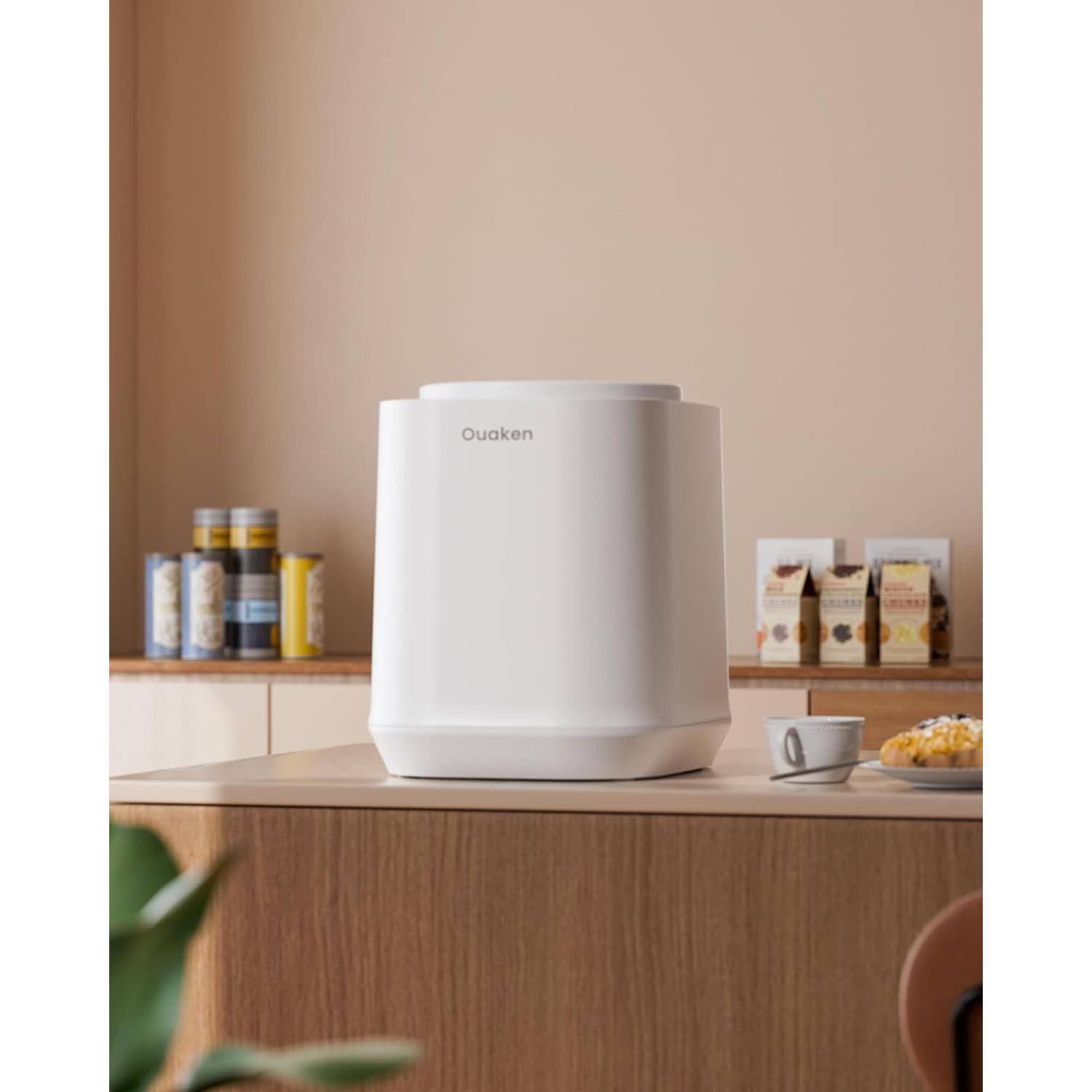 Compostador Eléctrico Ouaken 4L Cocina Sin Olores Auto-Limpieza