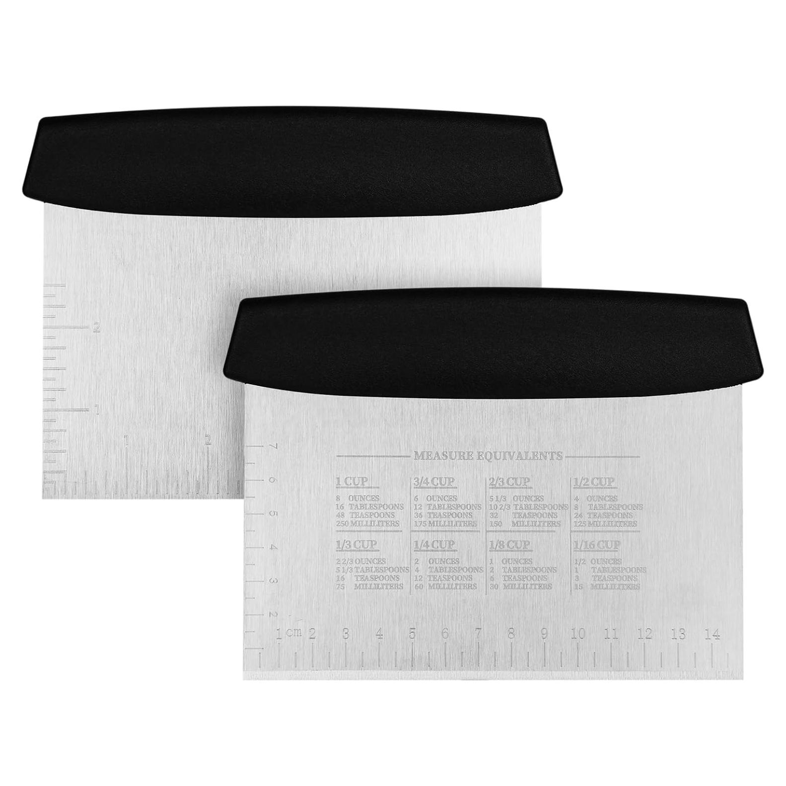 Raspador de Masa Vaincre - 2 Piezas Acero Inoxidable 15cm