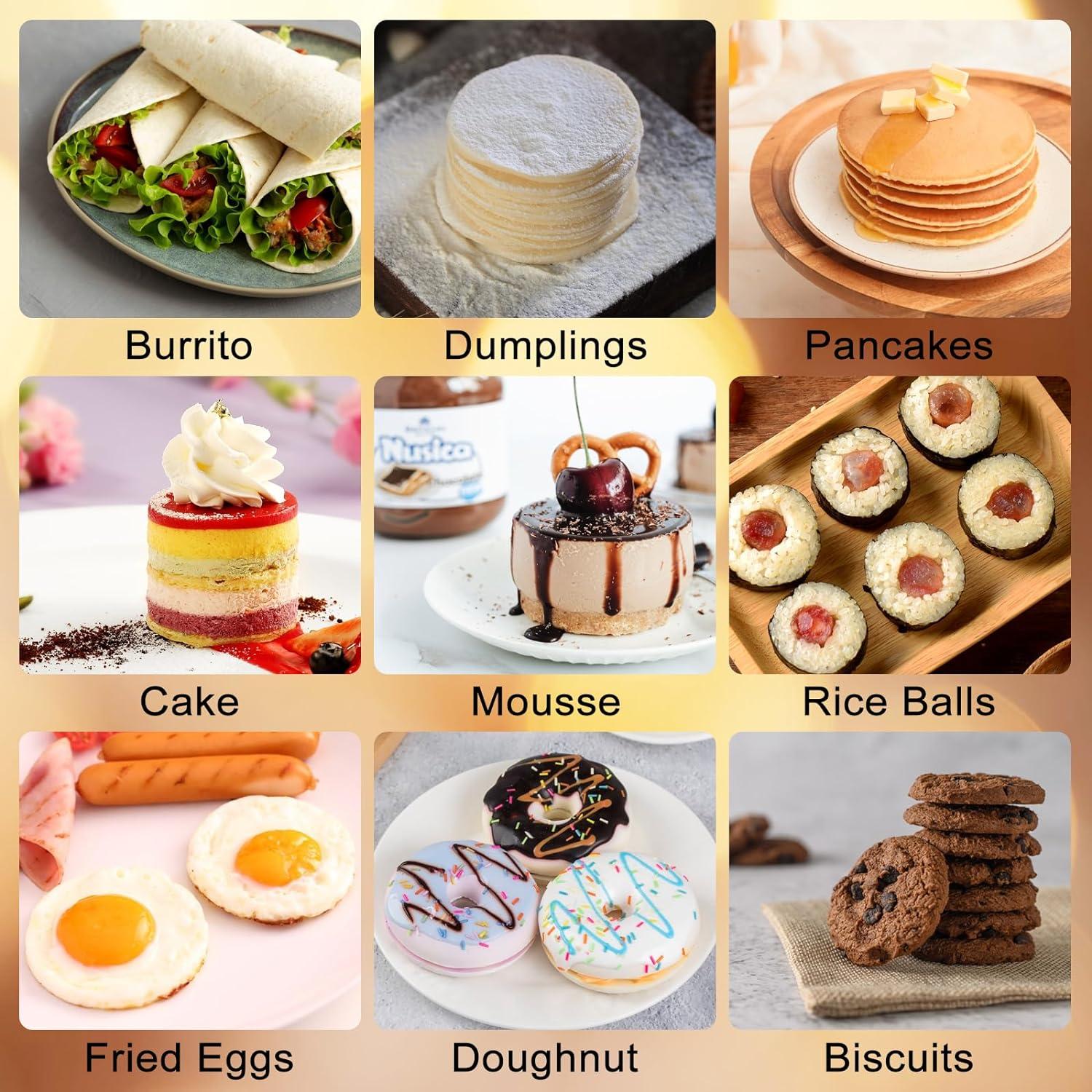 Juego de Cortadores de Galletas Redondos Husfunov 5 Piezas