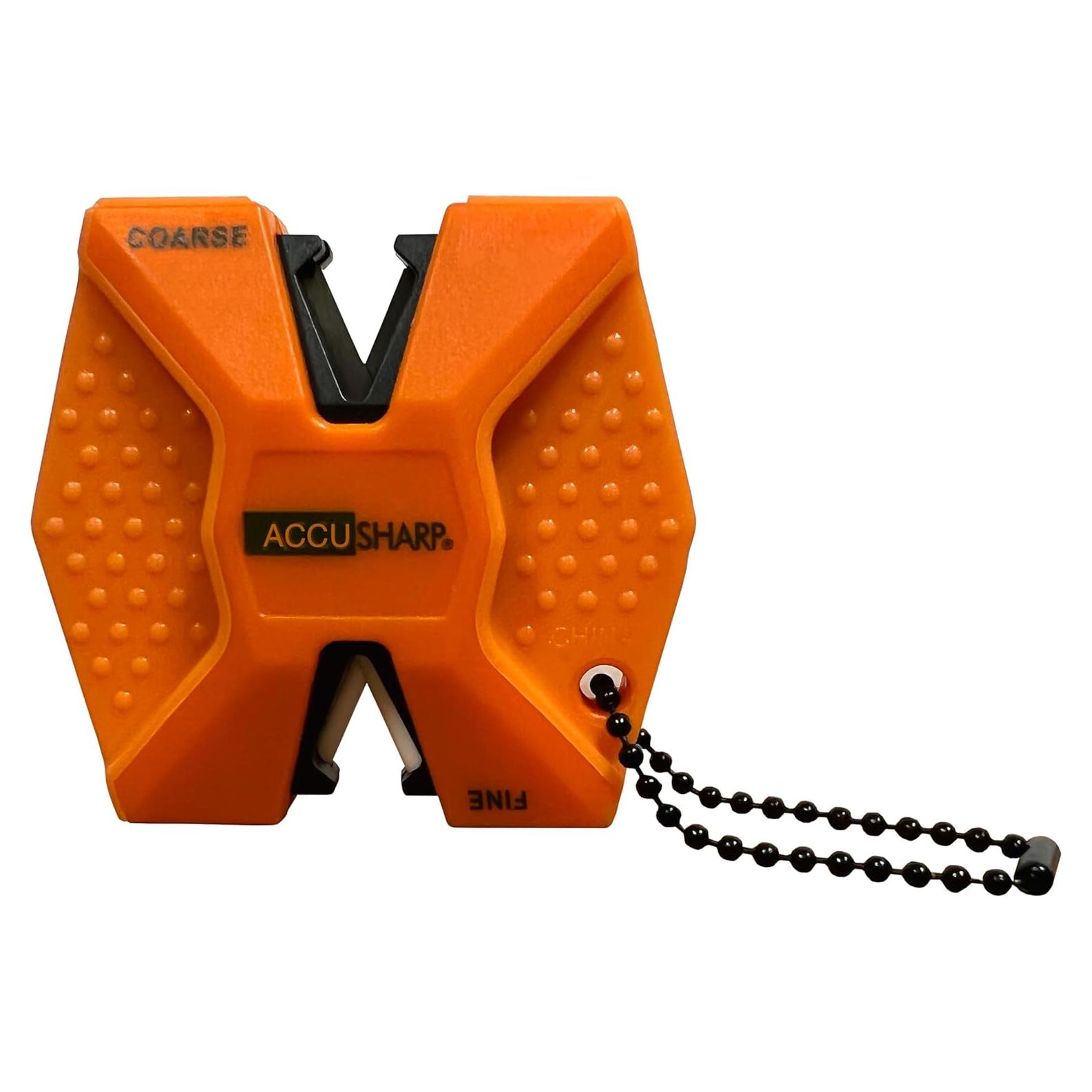 Afilador de cuchillos AccuSharp 2 etapas portátil naranja