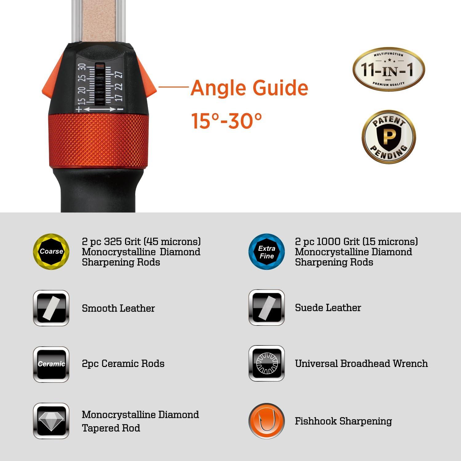 Afilador 11-en-1 SHARPAL 210N con Diamante y Cerámica