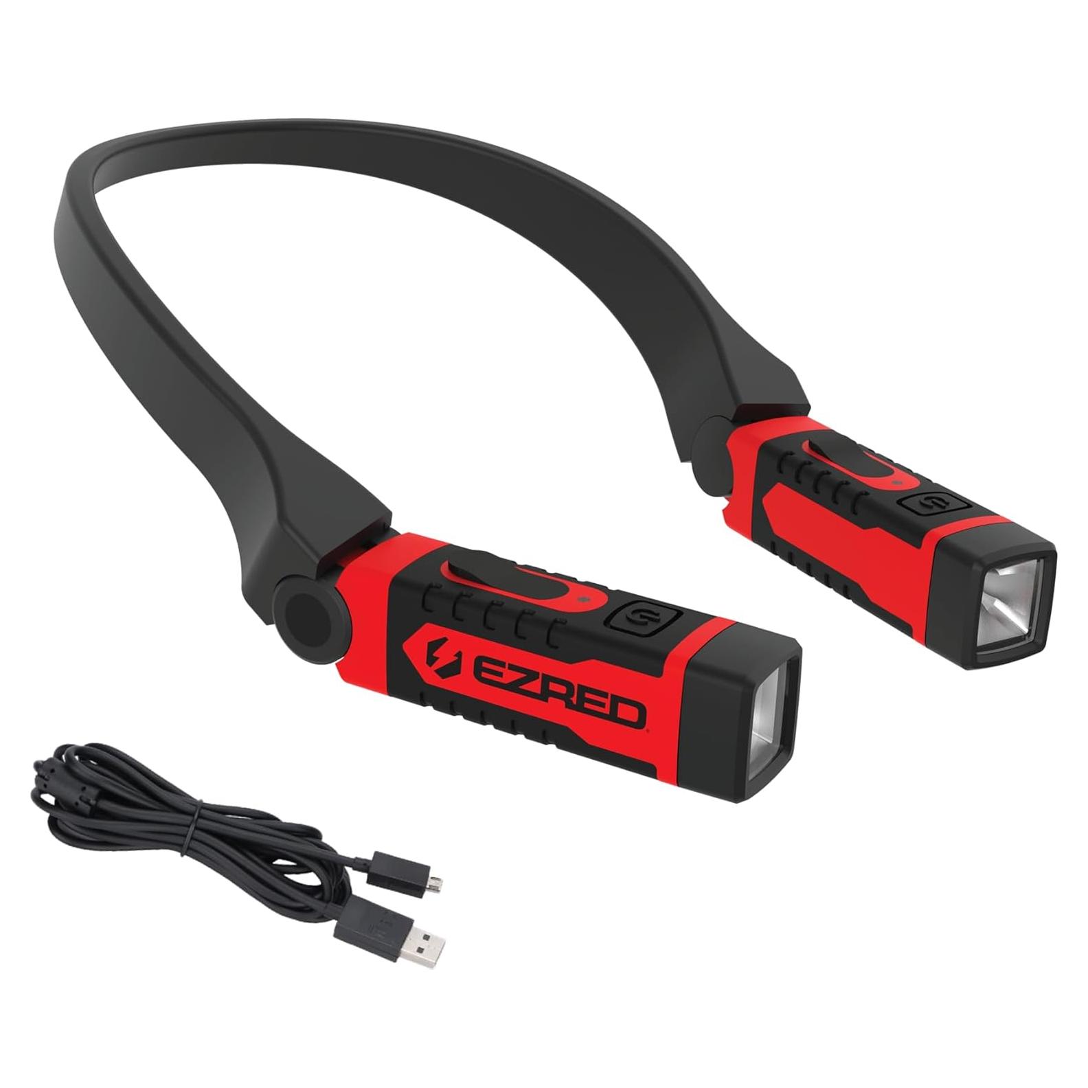 Luz de Cuello Recargable EZRED NK15 300 Lúmenes IPX4