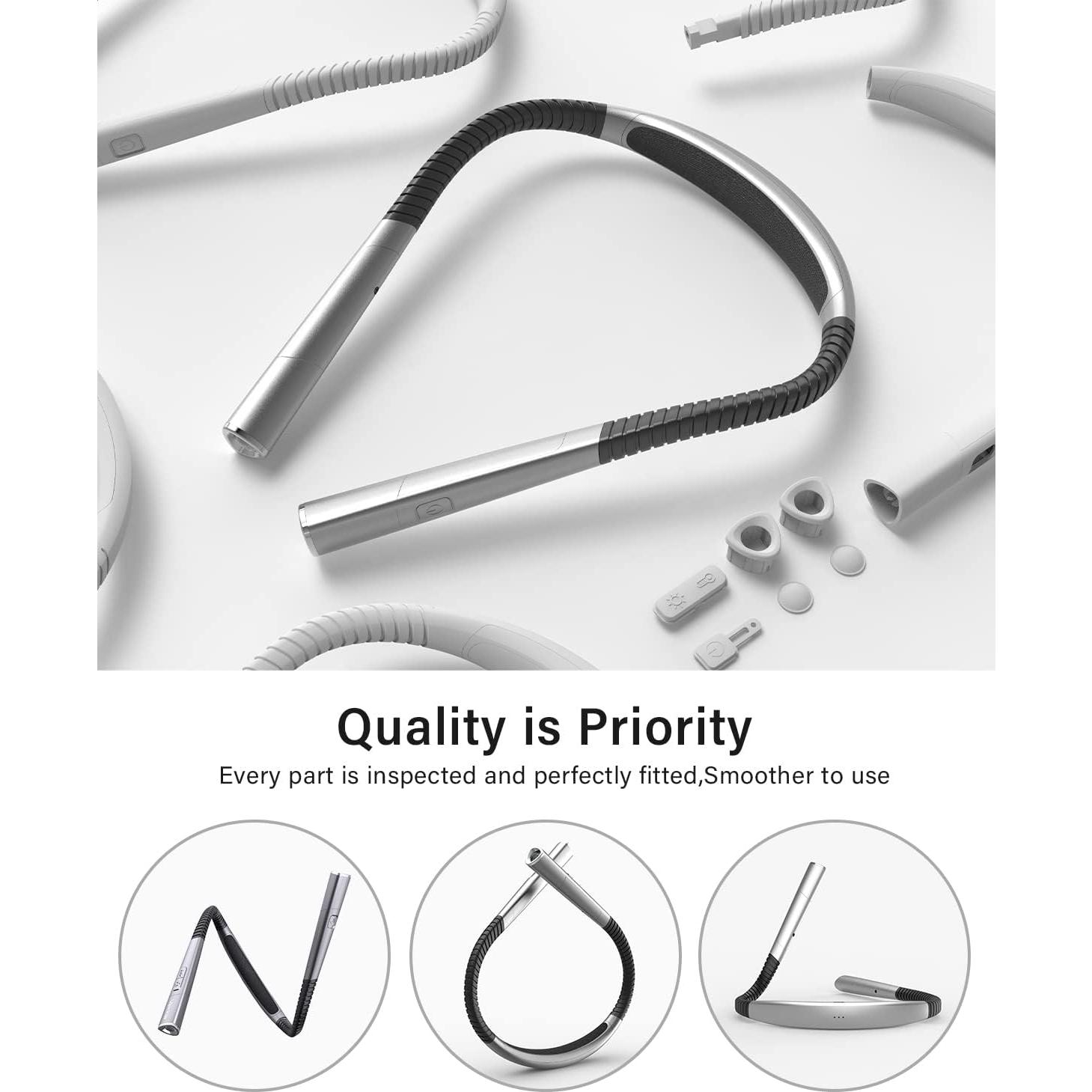 Luz de Lectura LED Vekkia para el Cuello Recargable 3 Colores