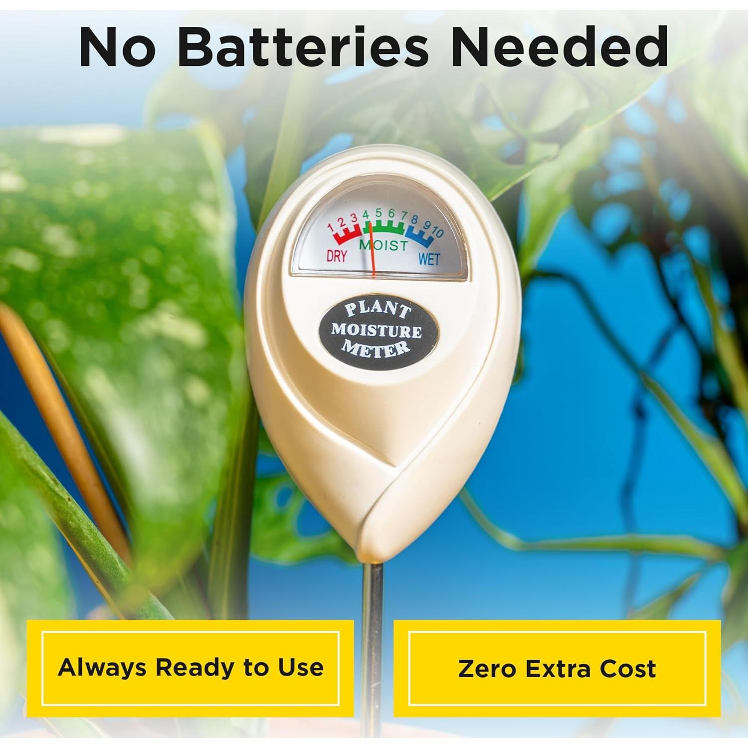 Medidor de Humedad de Suelo Classy Casita - Blanco