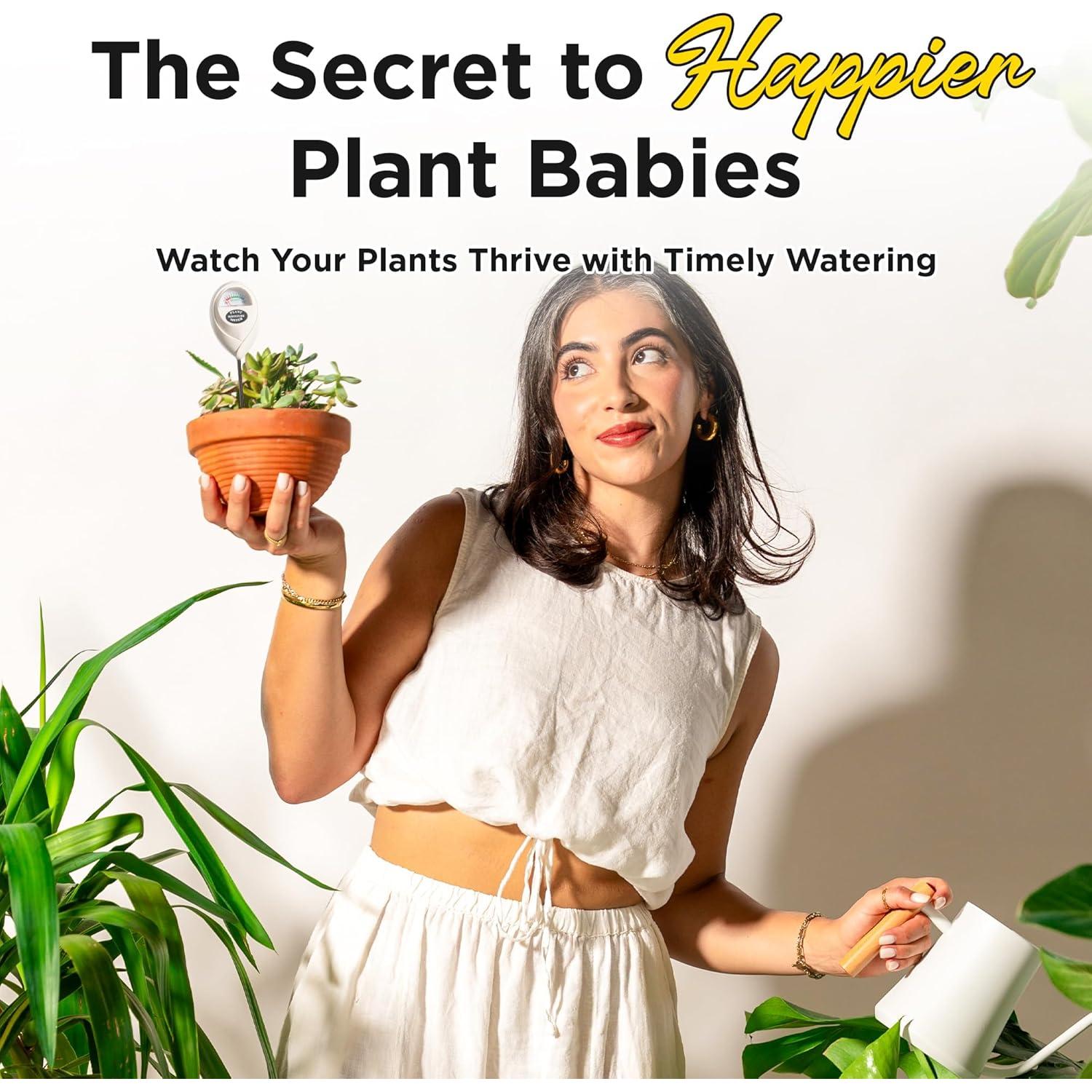 Medidor de Humedad de Suelo Classy Casita - Blanco