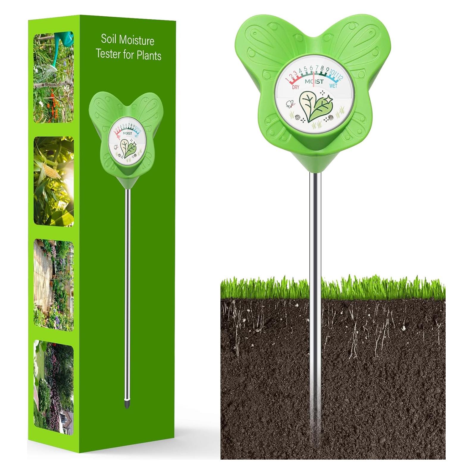 Medidor de Humedad del Suelo UNIWA HD001 para Jardín 24 cm