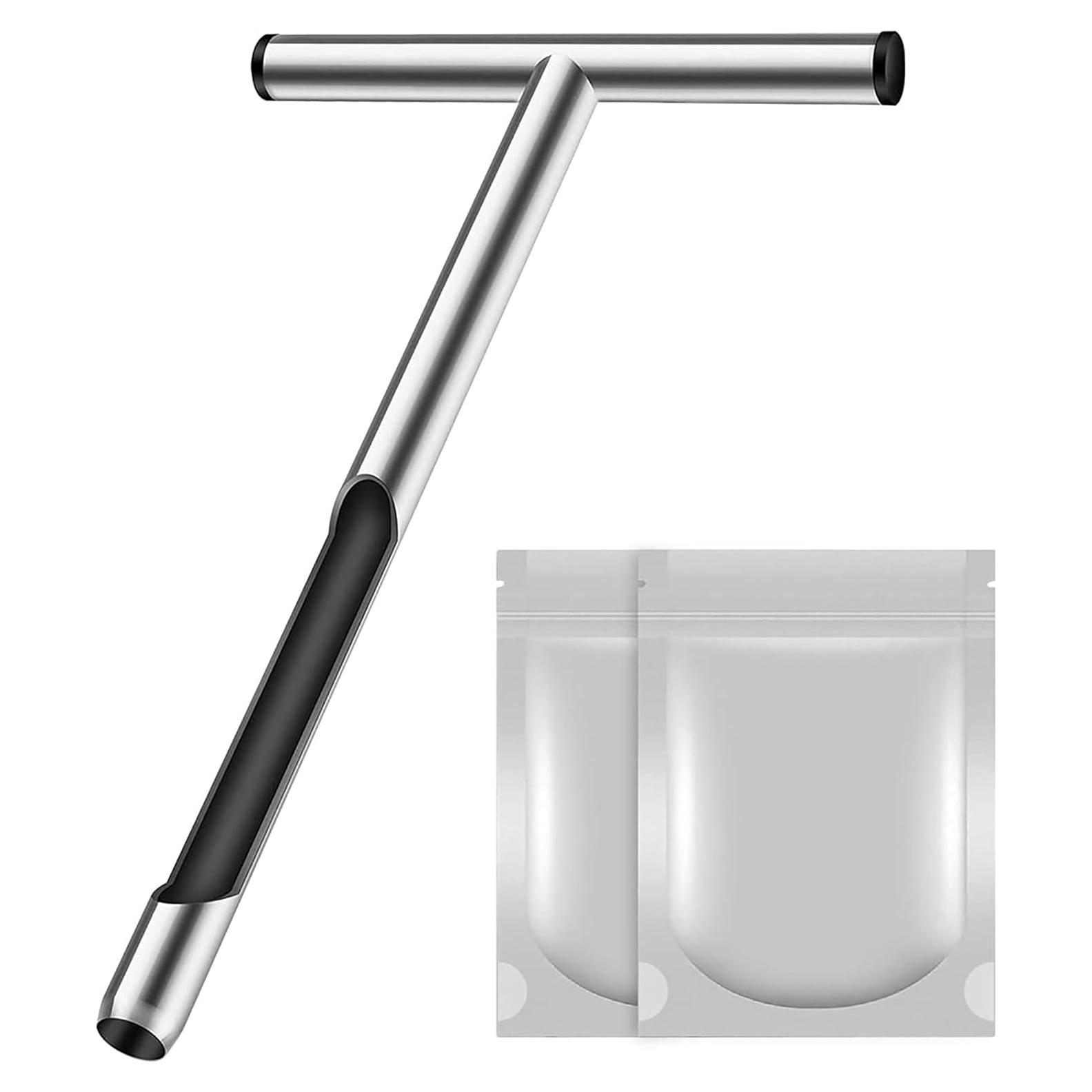 Varilla de Probeta de Suelo Wdlxmzx Acero Inoxidable 30,5 cm