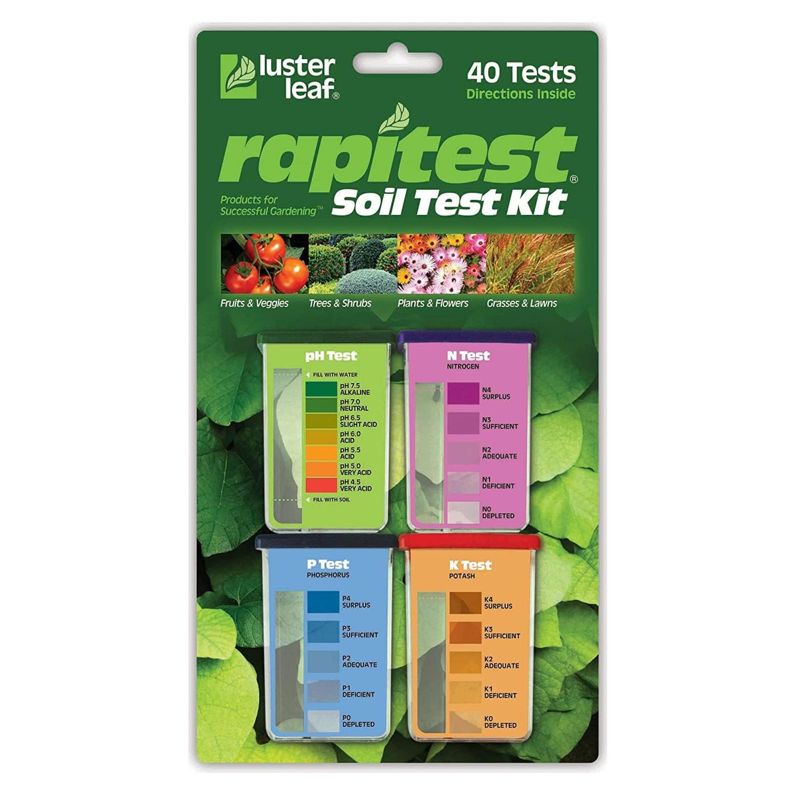 Kit de Prueba de Suelo Luster Leaf Rapitest - 1 Unidad
