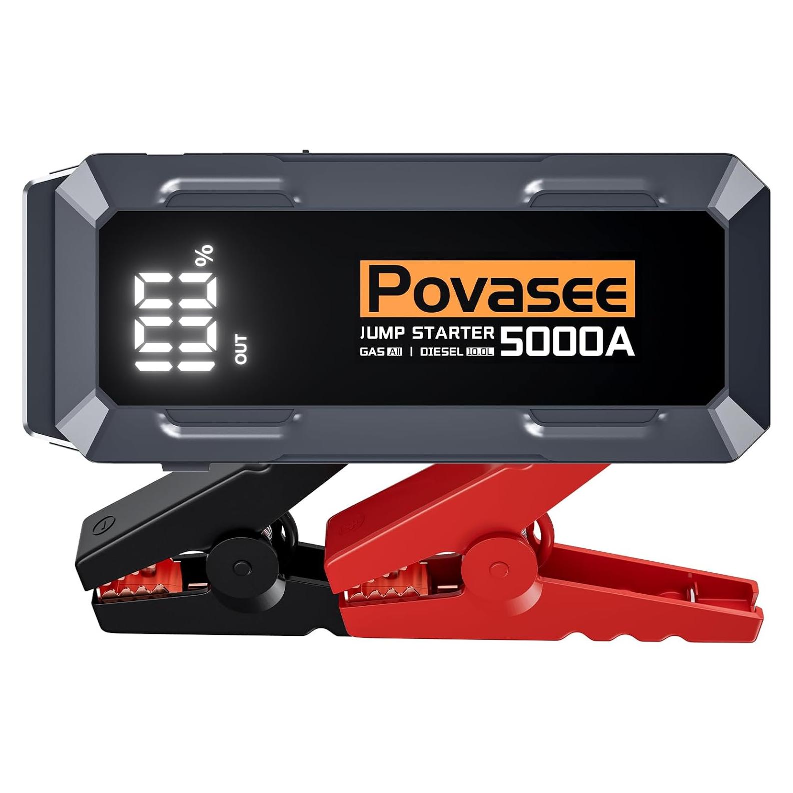 Arrancador de Batería Portátil Povasee A40 5000A 12V
