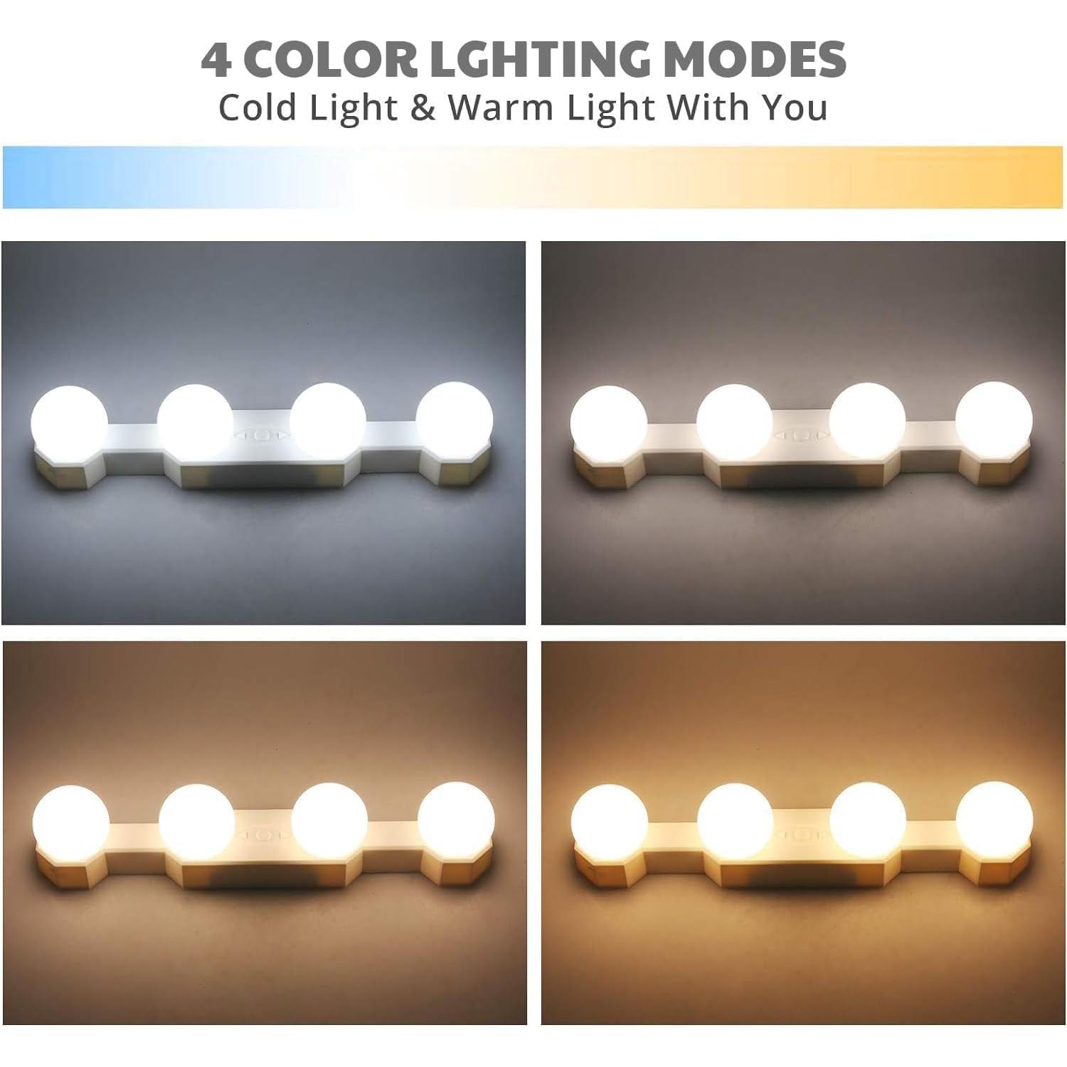 Luces de Maquillaje Inalámbricas Assemer LED 2 Pcs Regulables