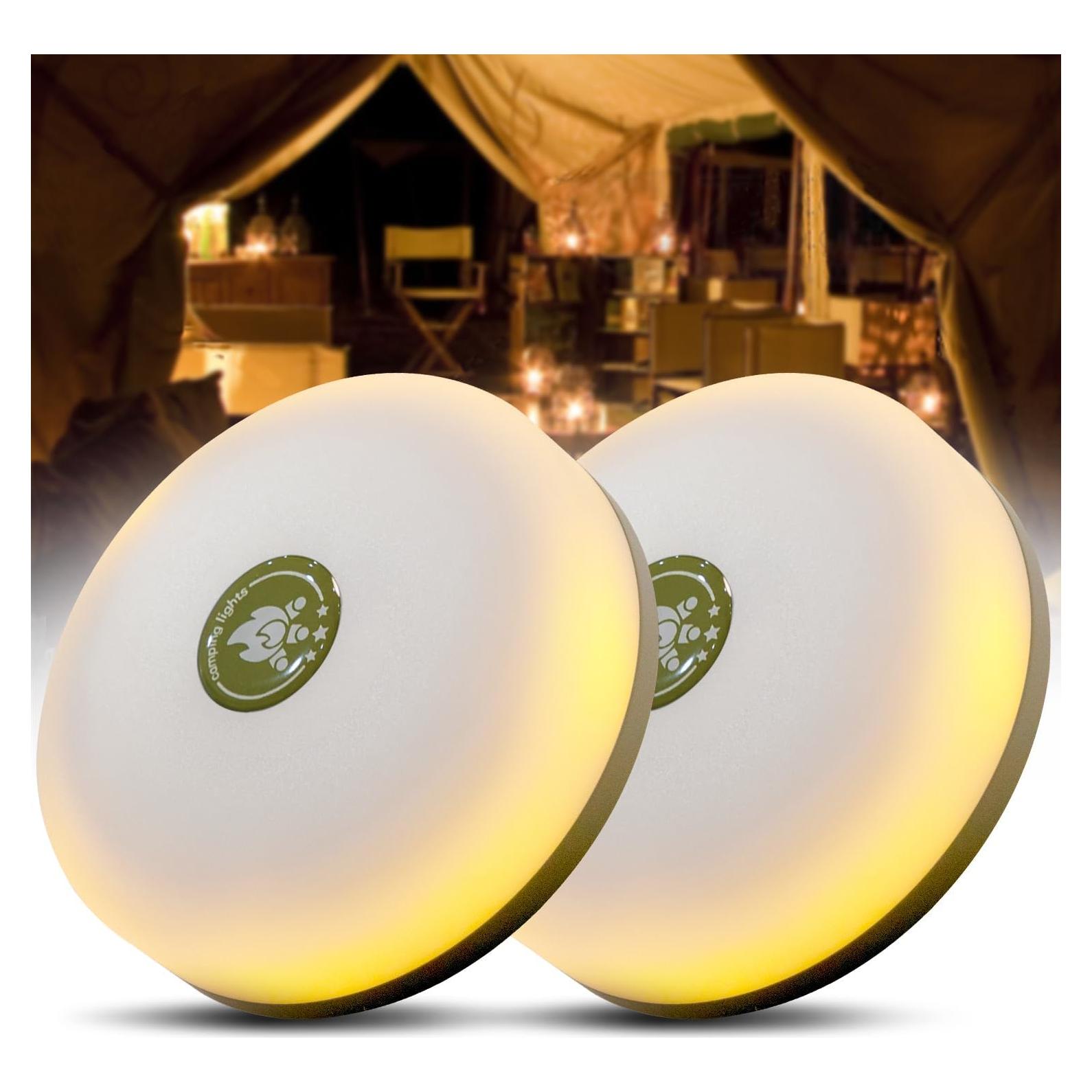 Luces de Camping Hiromeco 2 en 1, 10m, Impermeables, USB